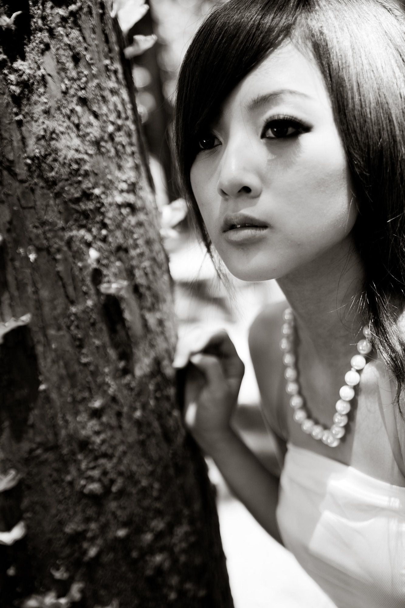 Mikako/张凯洁《白色圓舞曲x黑色執念》陽明山竹子湖外拍-图57