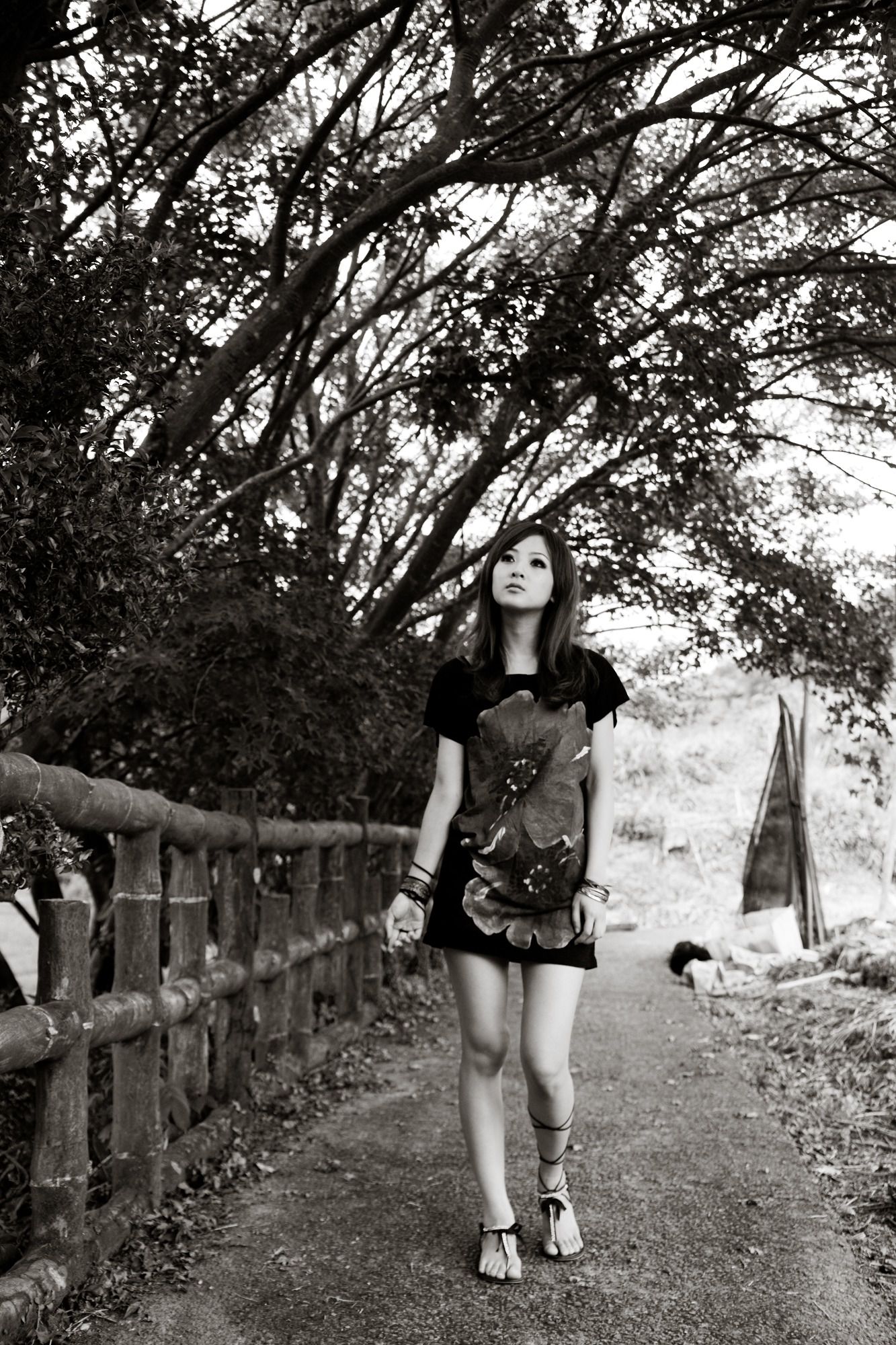 Mikako/张凯洁《白色圓舞曲x黑色執念》陽明山竹子湖外拍-图62