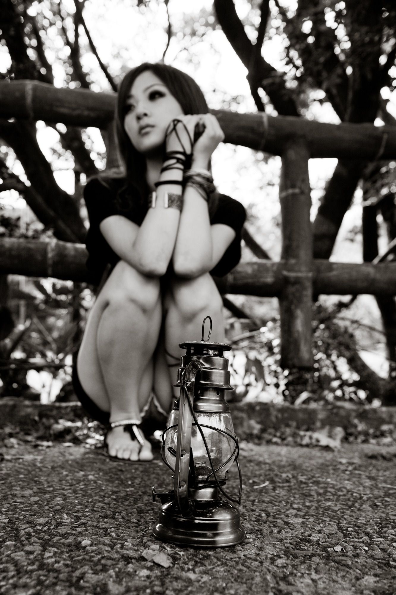 Mikako/张凯洁《白色圓舞曲x黑色執念》陽明山竹子湖外拍-图64