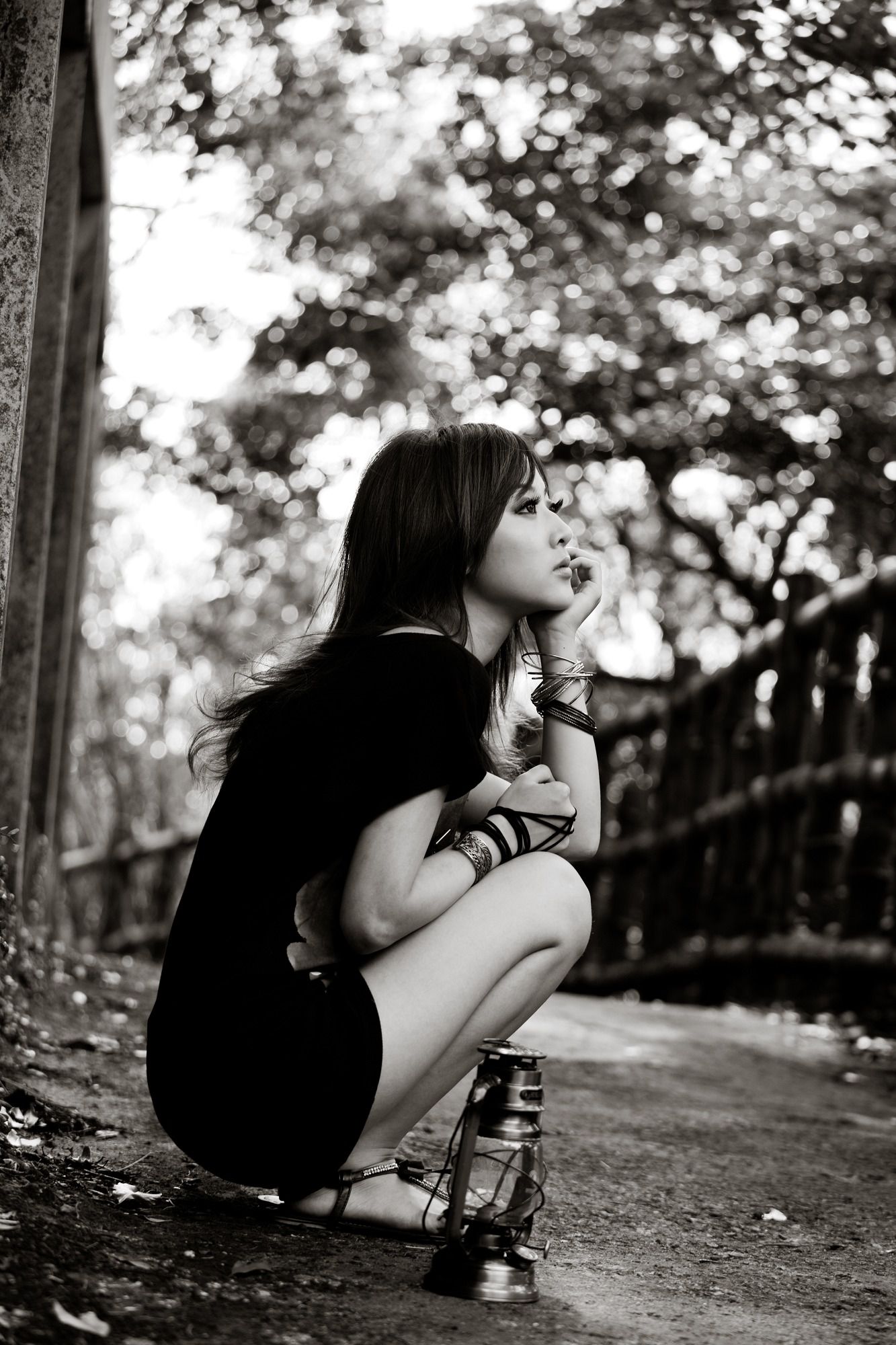 Mikako/张凯洁《白色圓舞曲x黑色執念》陽明山竹子湖外拍-图69