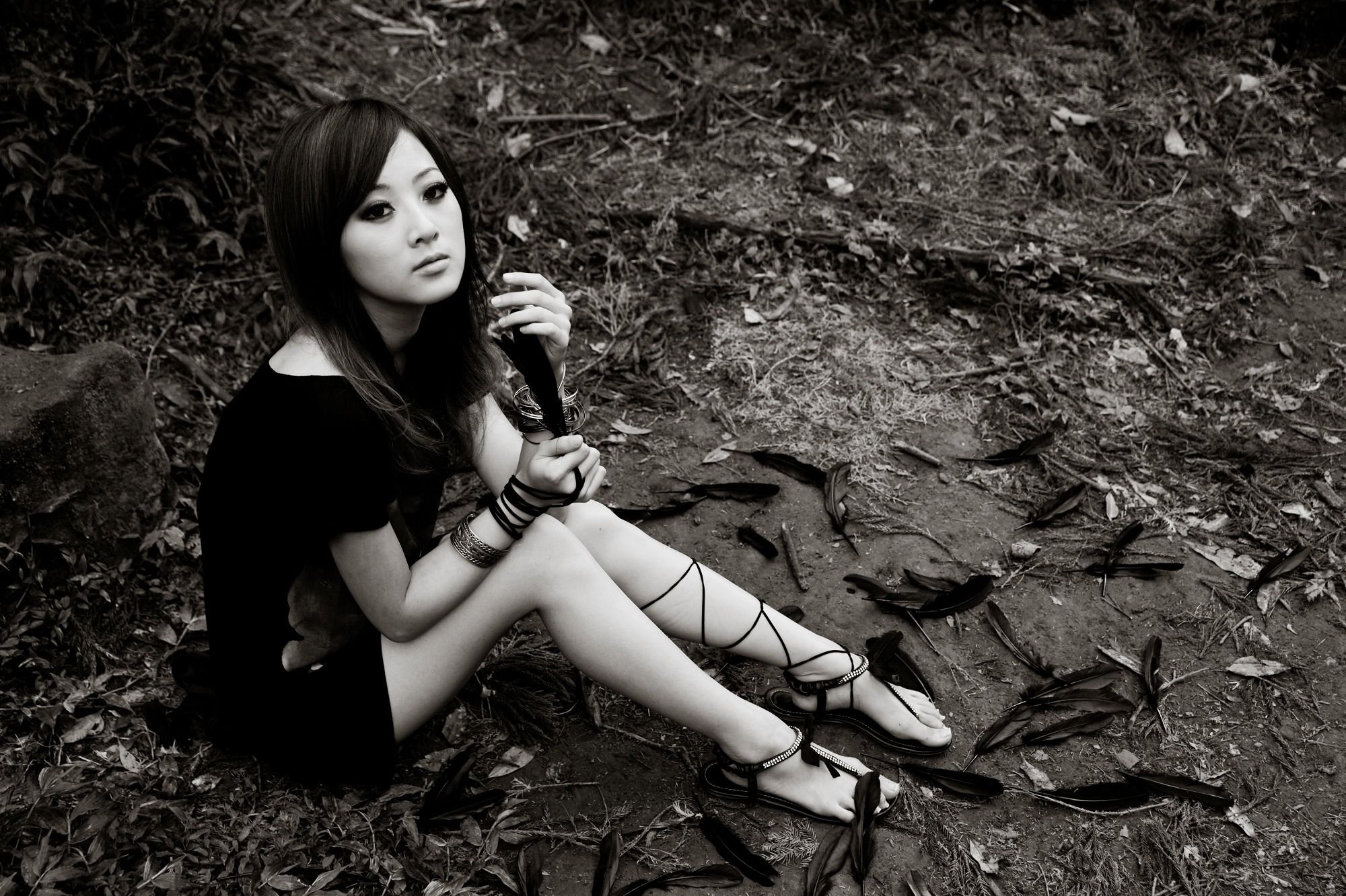 Mikako/张凯洁《白色圓舞曲x黑色執念》陽明山竹子湖外拍-图76