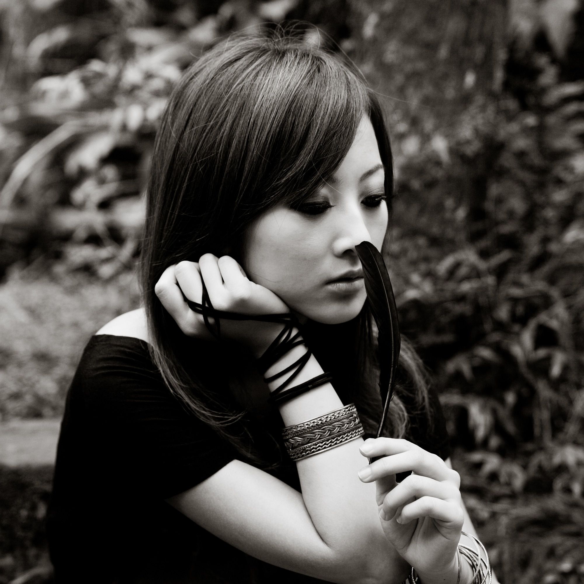 Mikako/张凯洁《白色圓舞曲x黑色執念》陽明山竹子湖外拍-图77