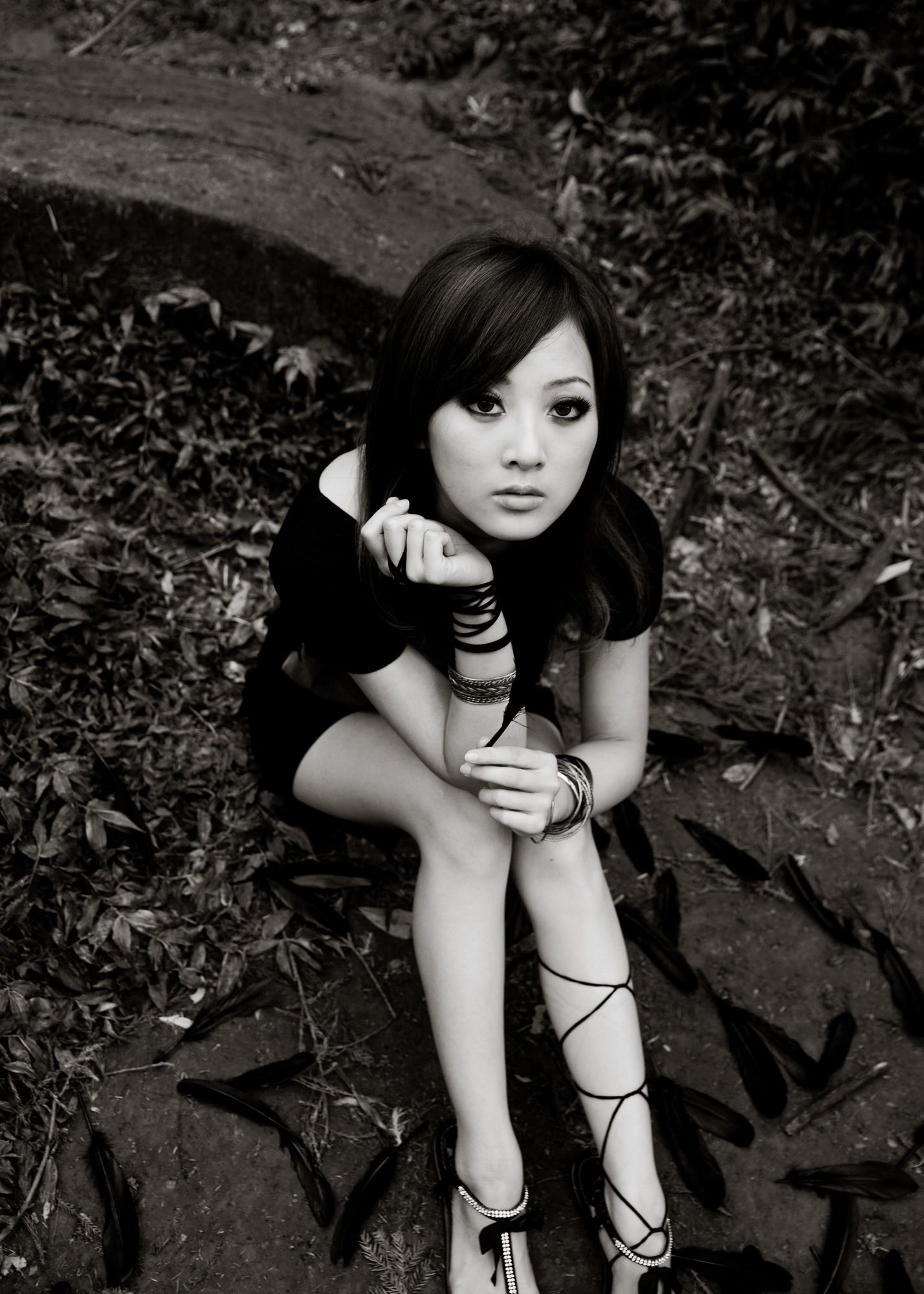 Mikako/张凯洁《白色圓舞曲x黑色執念》陽明山竹子湖外拍-图78