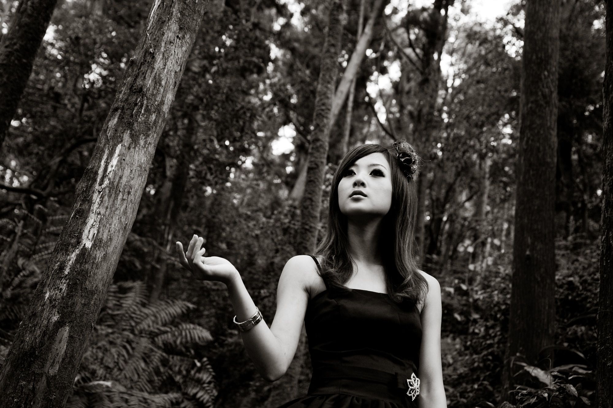 Mikako/张凯洁《白色圓舞曲x黑色執念》陽明山竹子湖外拍-图82