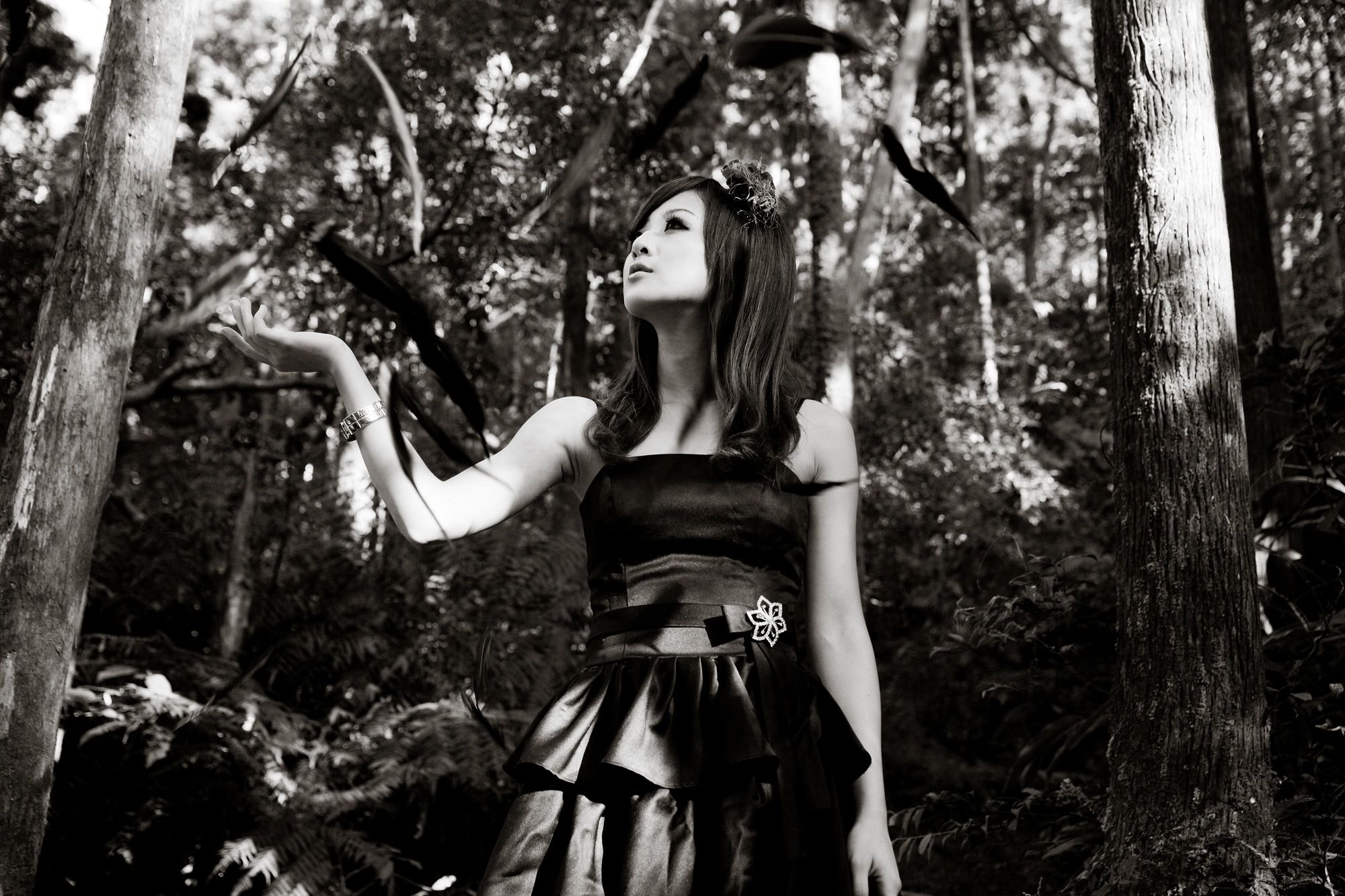 Mikako/张凯洁《白色圓舞曲x黑色執念》陽明山竹子湖外拍-图84