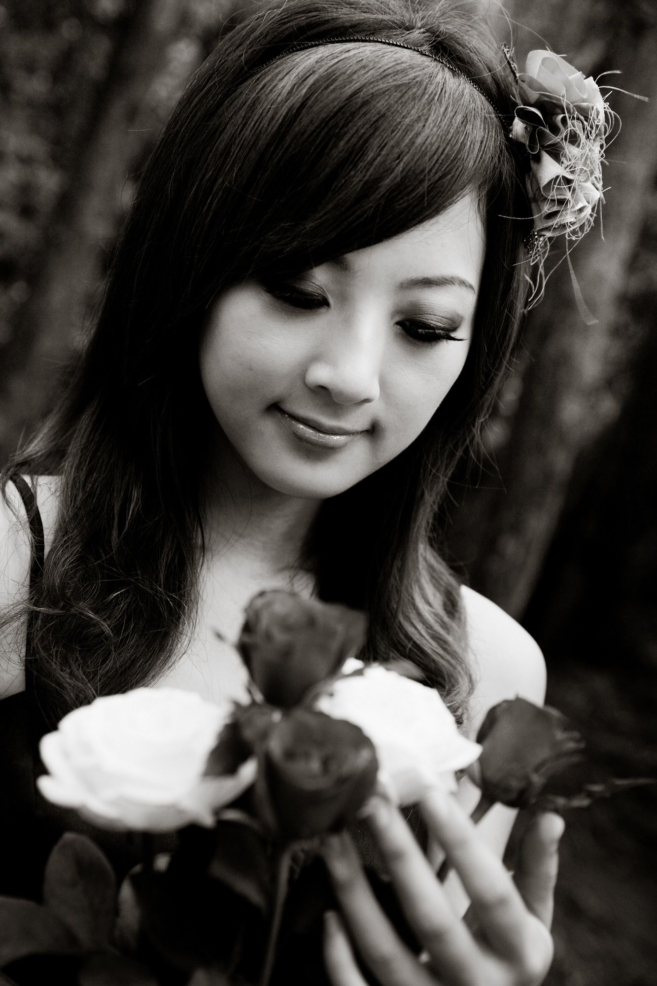 Mikako/张凯洁《白色圓舞曲x黑色執念》陽明山竹子湖外拍-图85