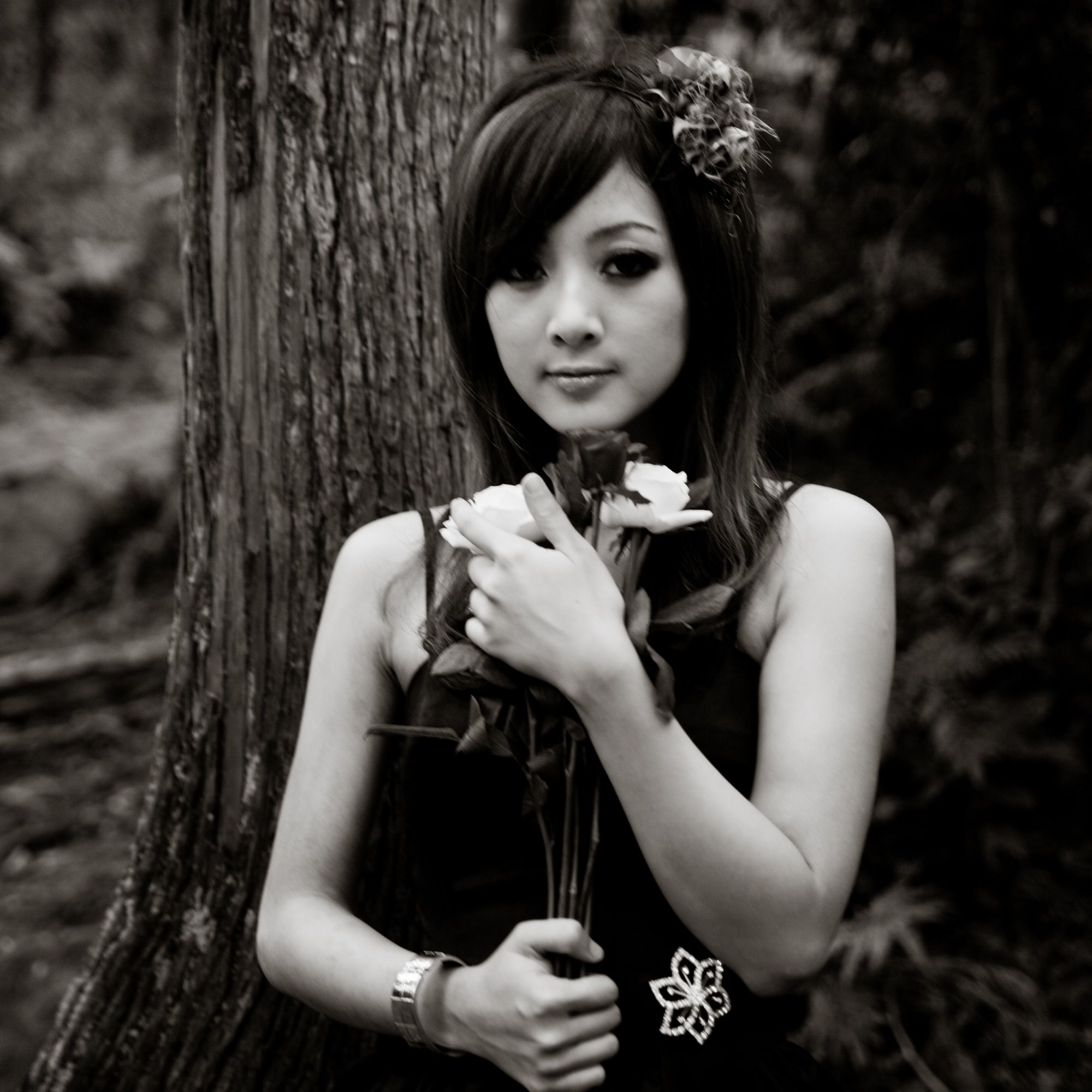 Mikako/张凯洁《白色圓舞曲x黑色執念》陽明山竹子湖外拍-图91