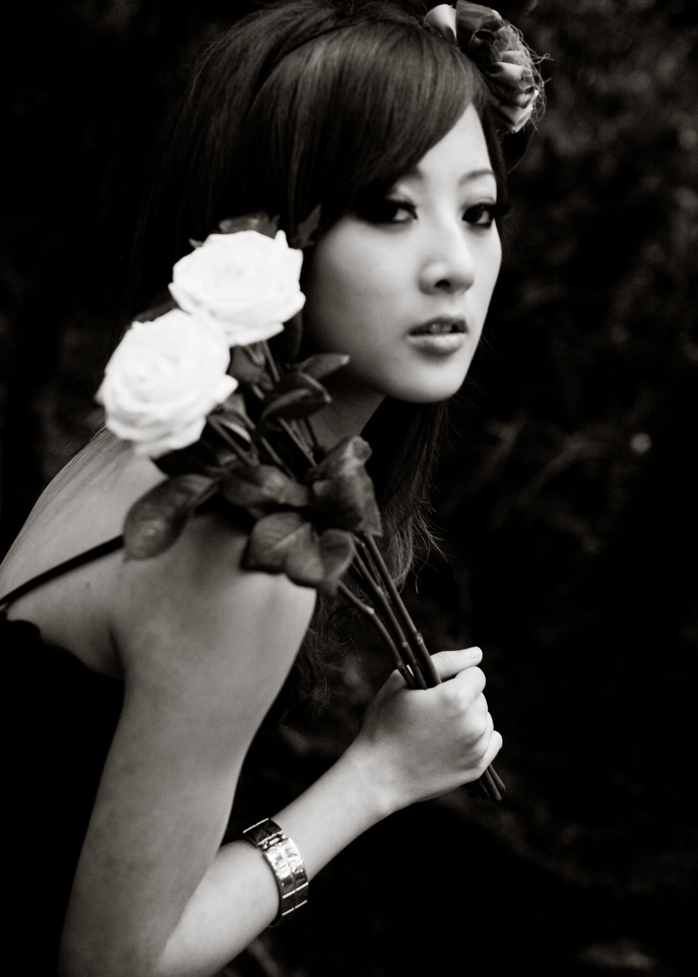 Mikako/张凯洁《白色圓舞曲x黑色執念》陽明山竹子湖外拍-图92