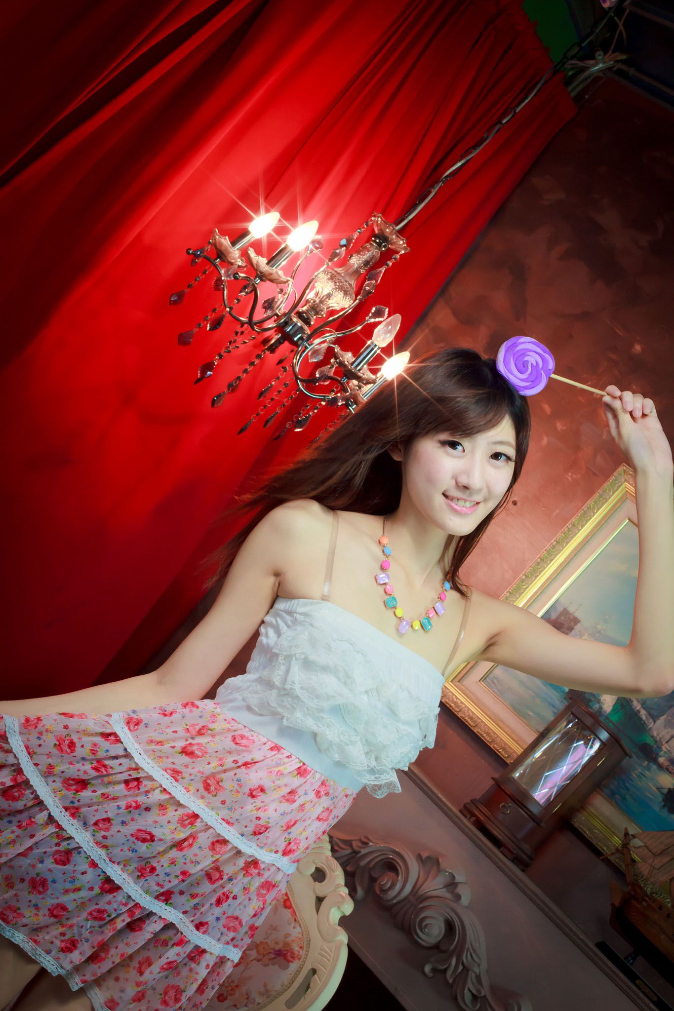 腿模Queena/林茉晶《棚拍写真图片》 写真合集-图22