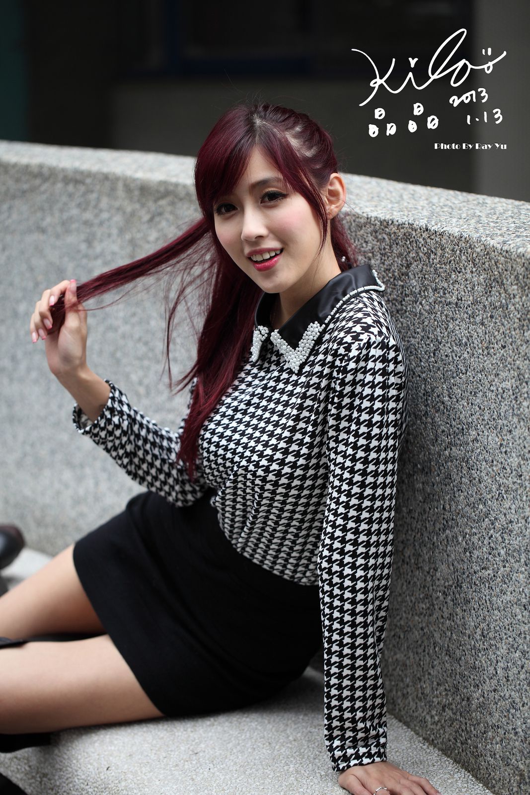 廖挺伶/Kila晶晶《超短裙+长靴街拍》-图15