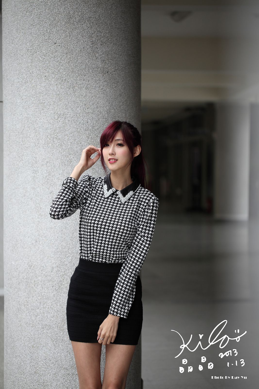 廖挺伶/Kila晶晶《超短裙+长靴街拍》-图24