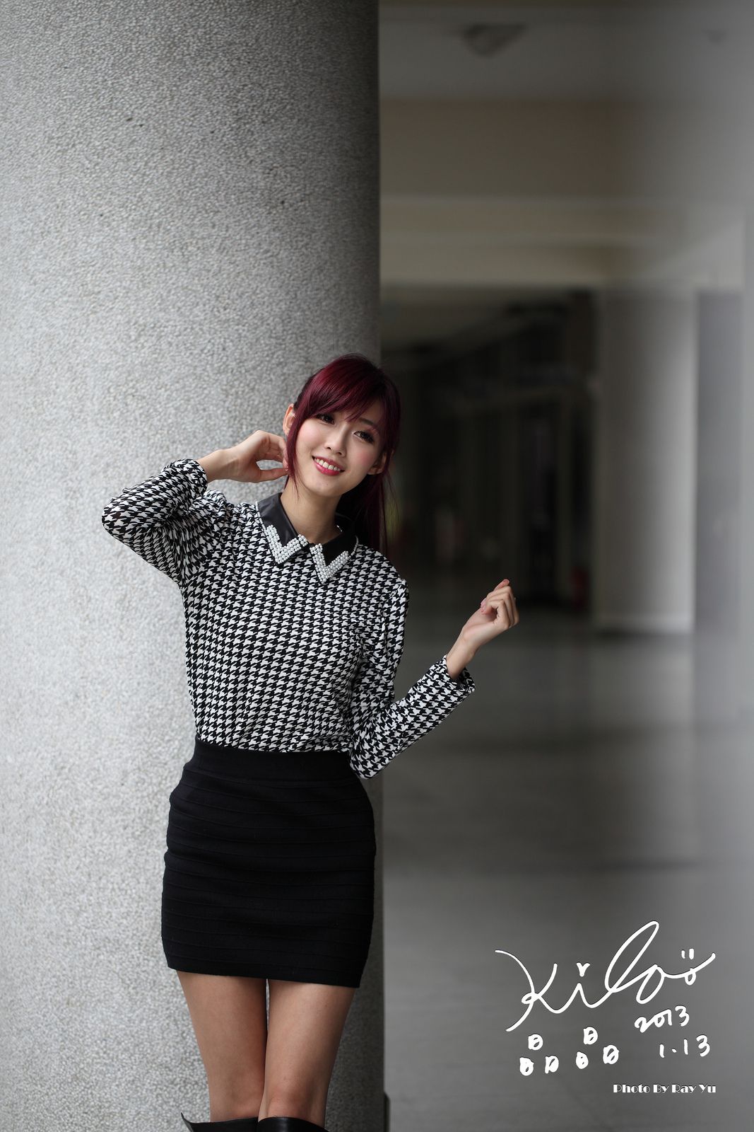 廖挺伶/Kila晶晶《超短裙+长靴街拍》-图25