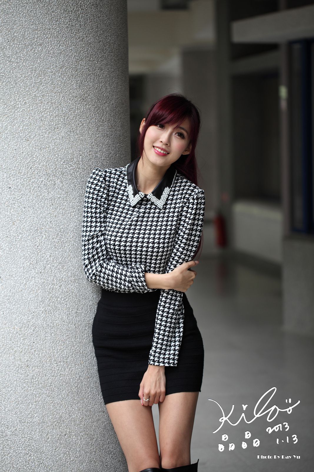 廖挺伶/Kila晶晶《超短裙+长靴街拍》-图27