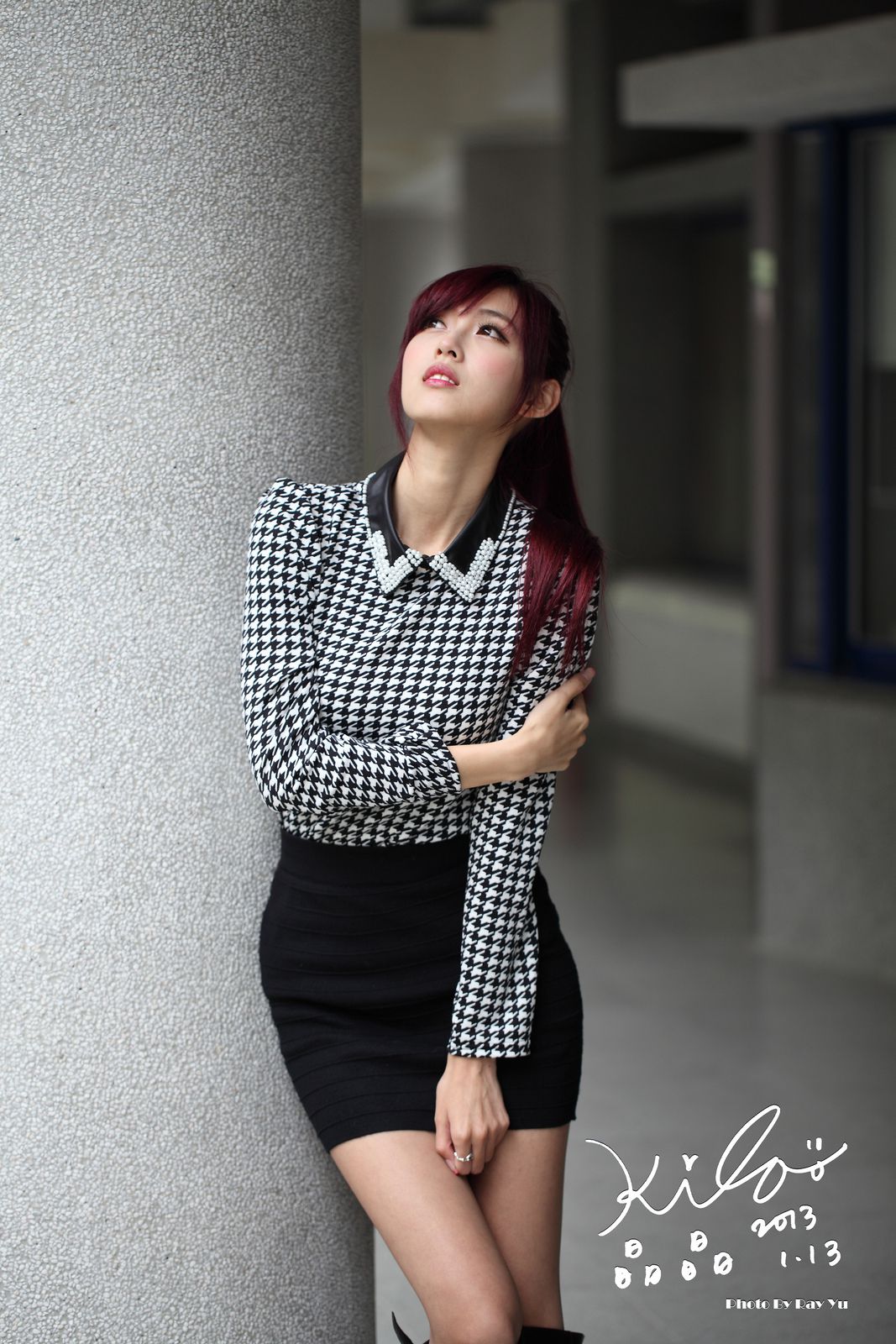 廖挺伶/Kila晶晶《超短裙+长靴街拍》-图45