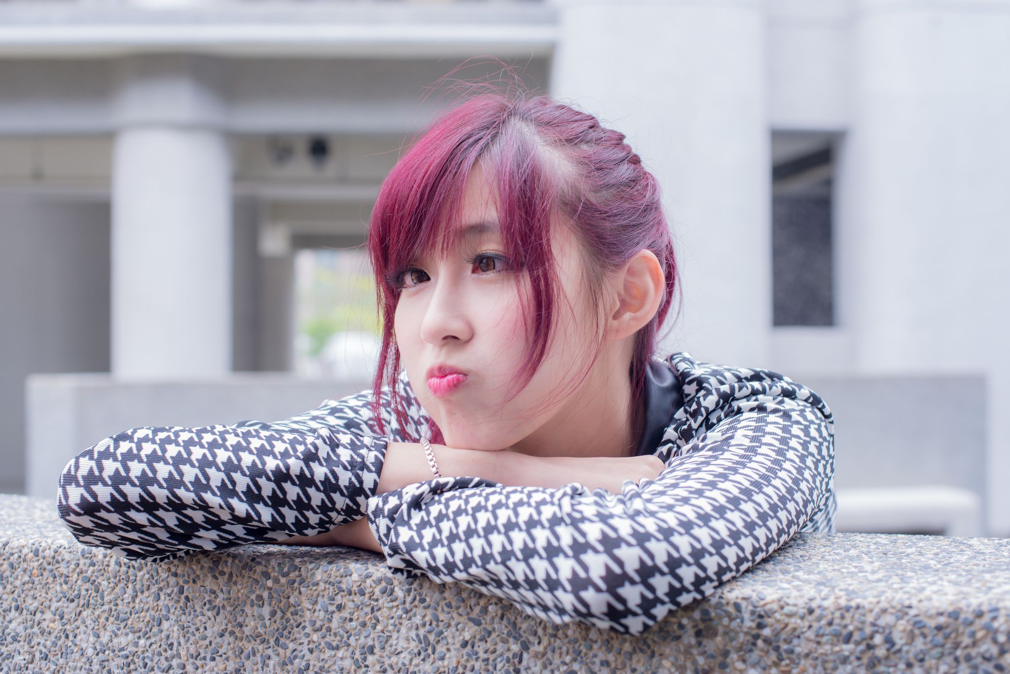 廖挺伶/Kila晶晶《超短裙+长靴街拍》-图47