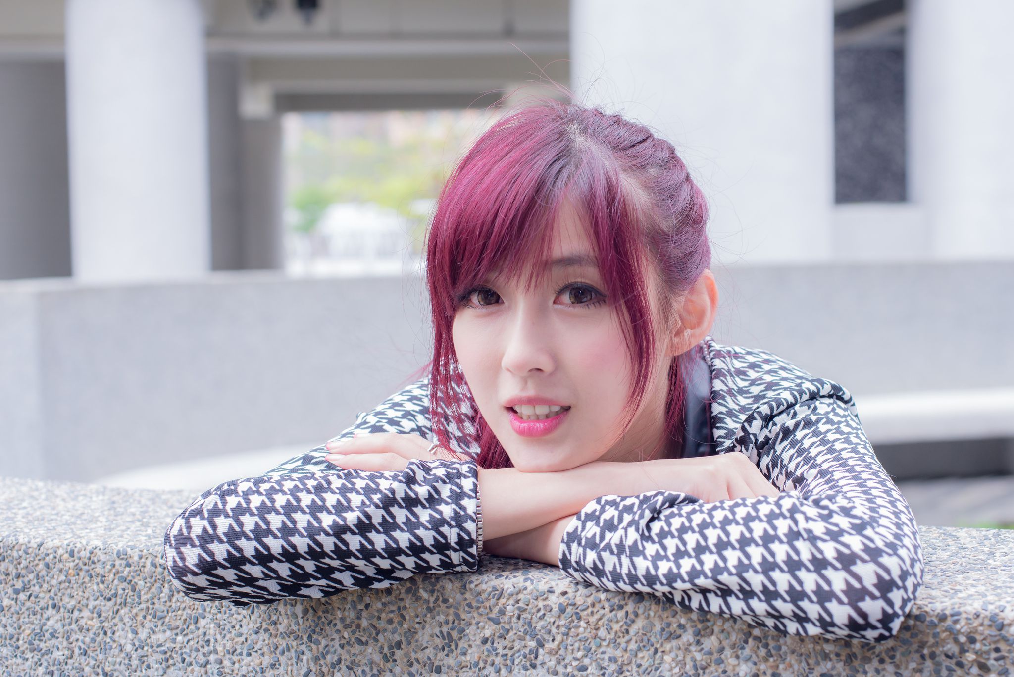 廖挺伶/Kila晶晶《超短裙+长靴街拍》-图48