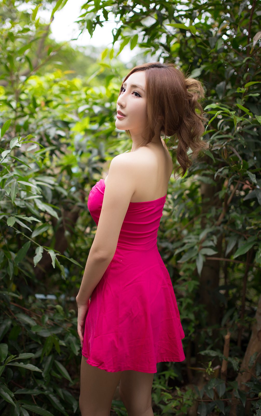 Syuan赵芸《极品粉嫩红裙女神》-图40