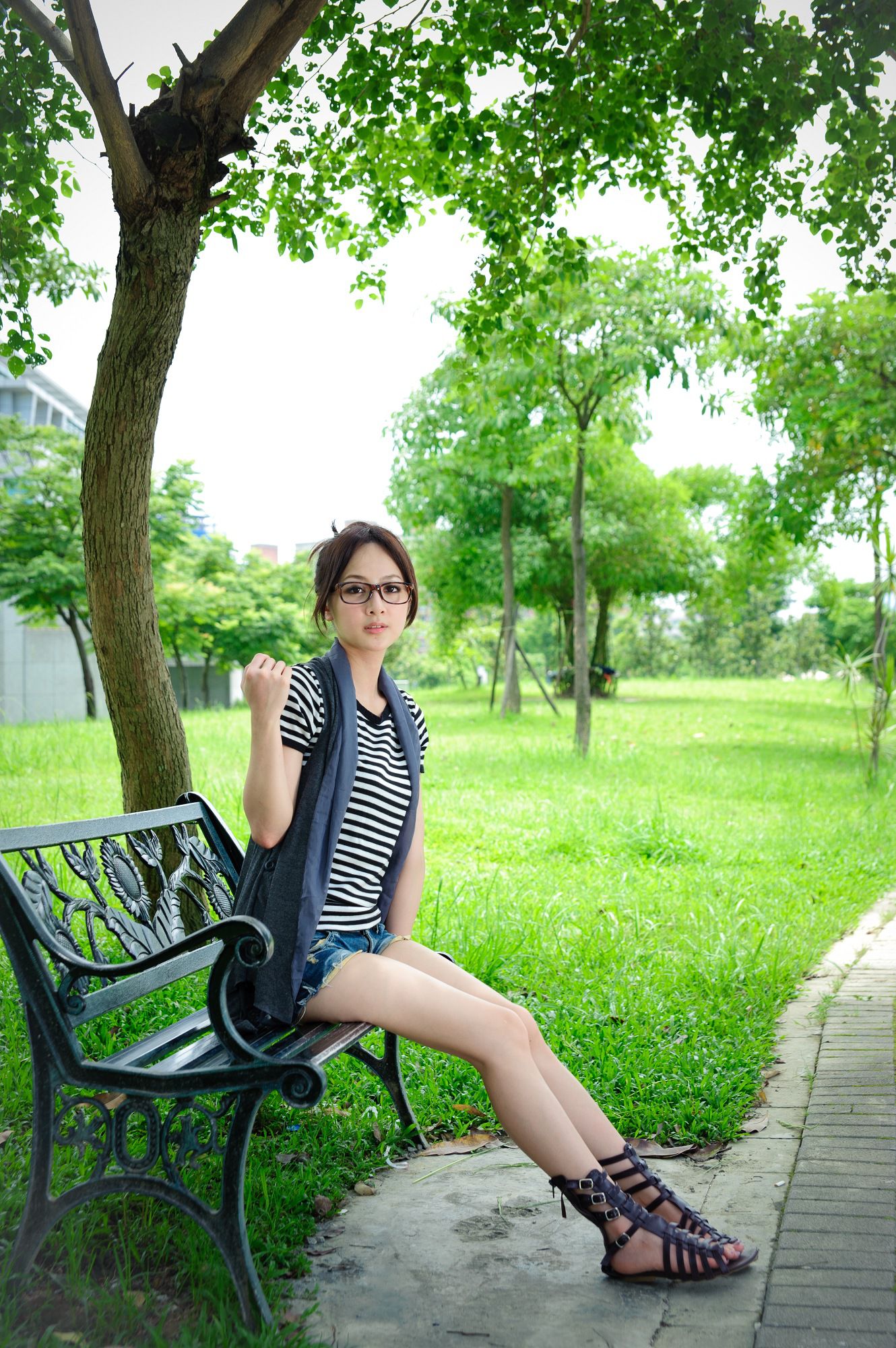 张允霏/果子MM《永和四號公園外拍》-图24