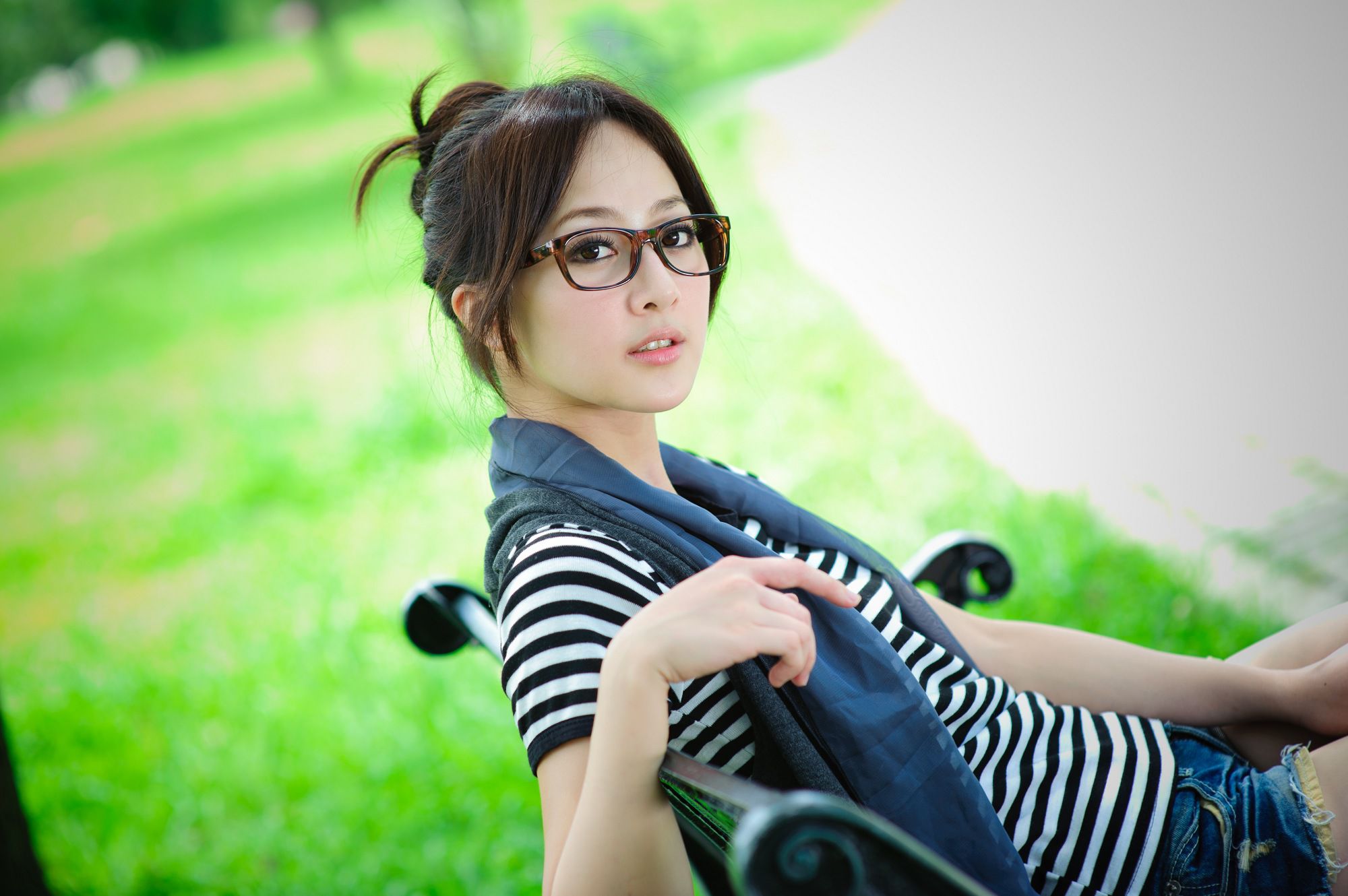 张允霏/果子MM《永和四號公園外拍》-图25