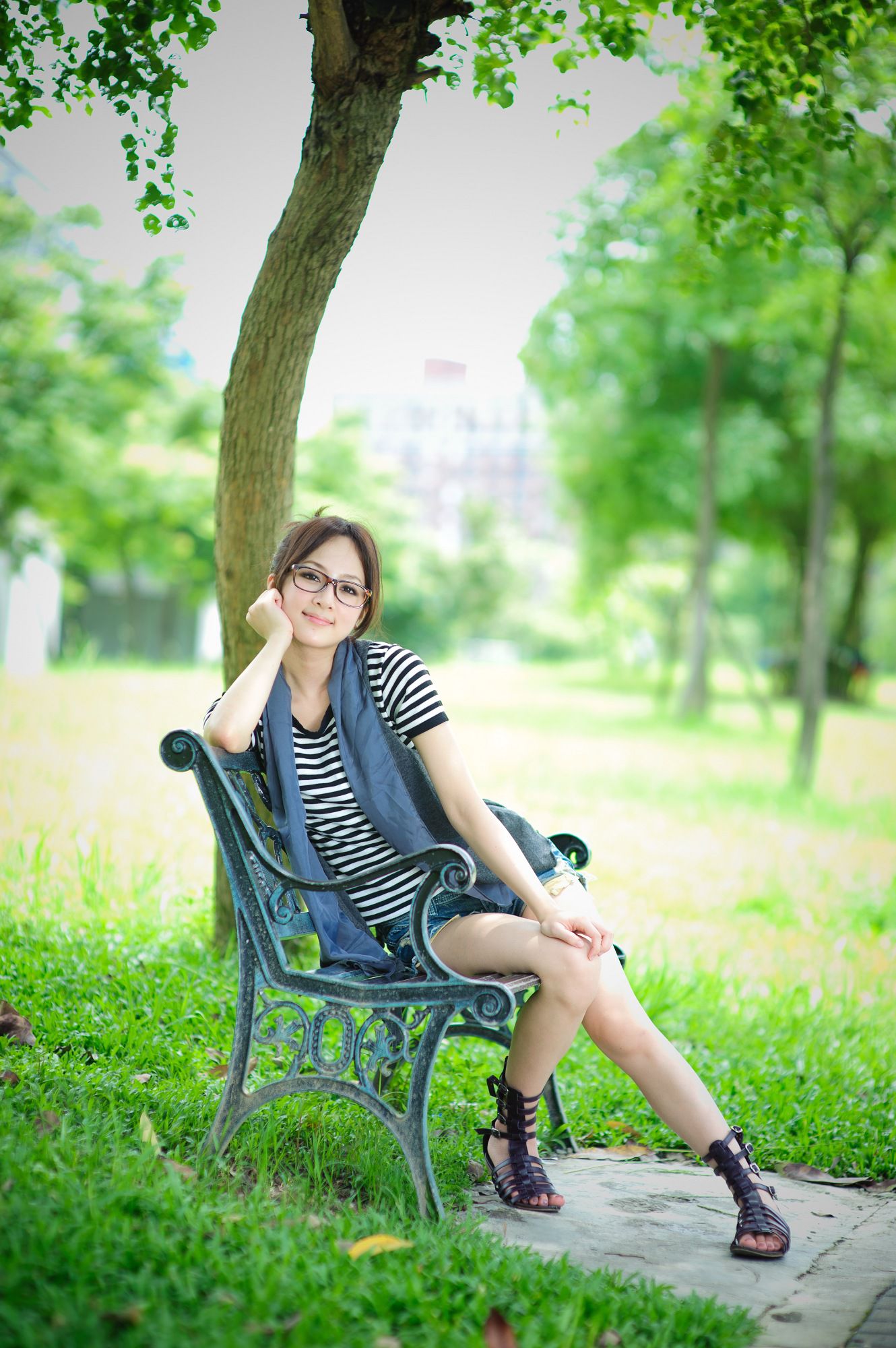 张允霏/果子MM《永和四號公園外拍》-图28