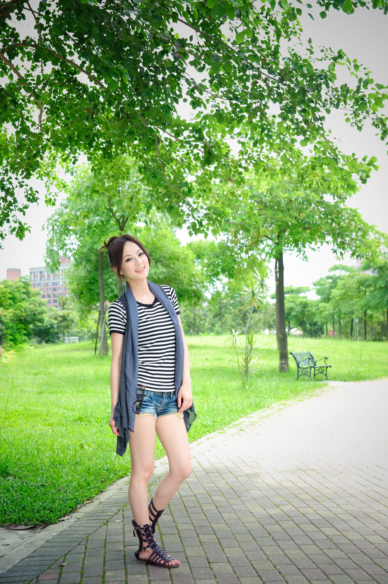 张允霏/果子MM《永和四號公園外拍》-图29