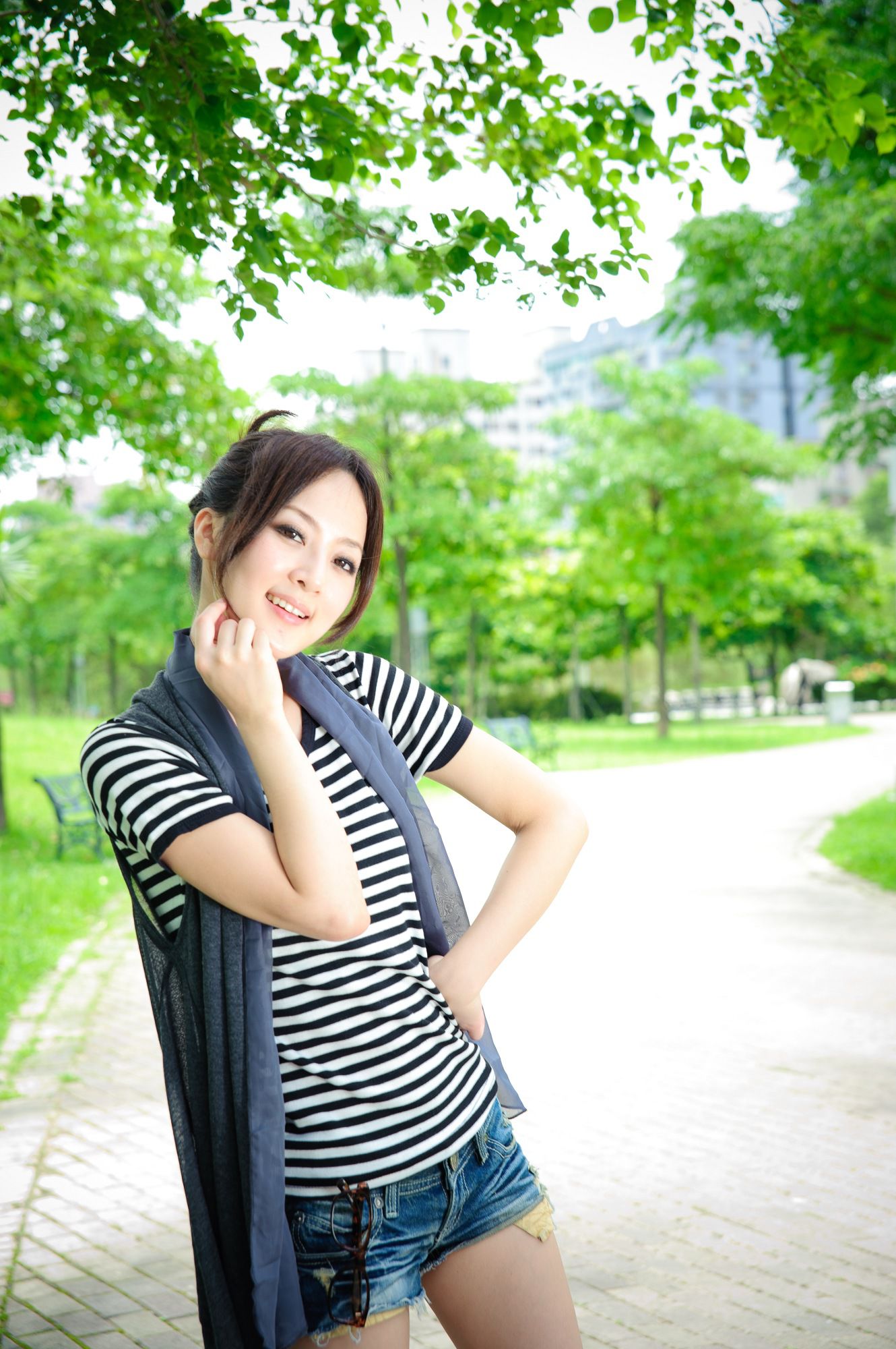 张允霏/果子MM《永和四號公園外拍》-图30