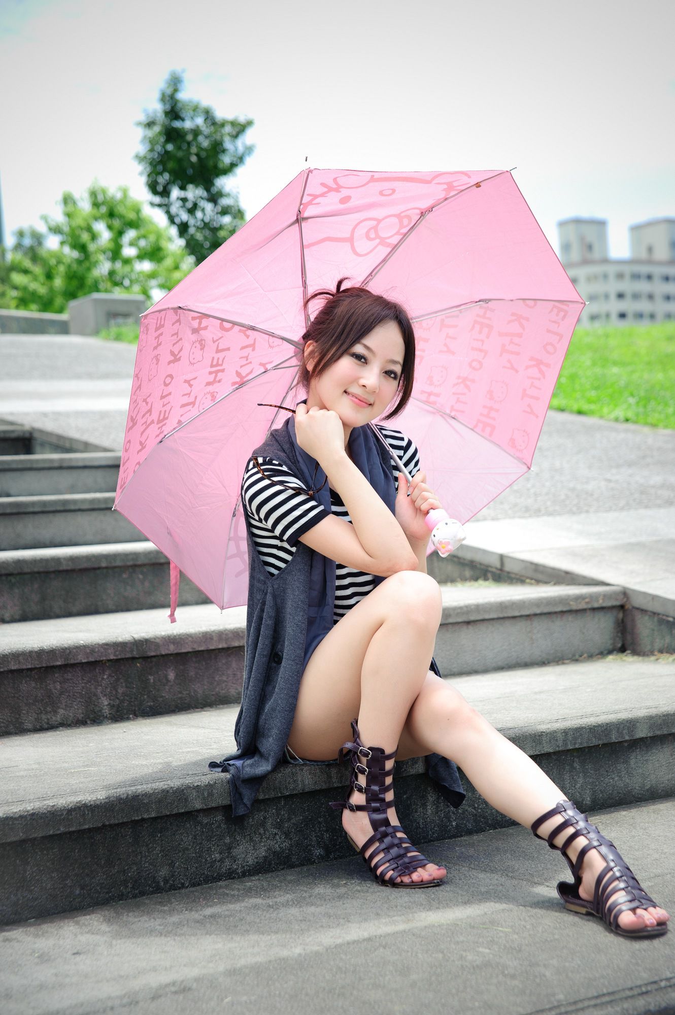 张允霏/果子MM《永和四號公園外拍》-图35