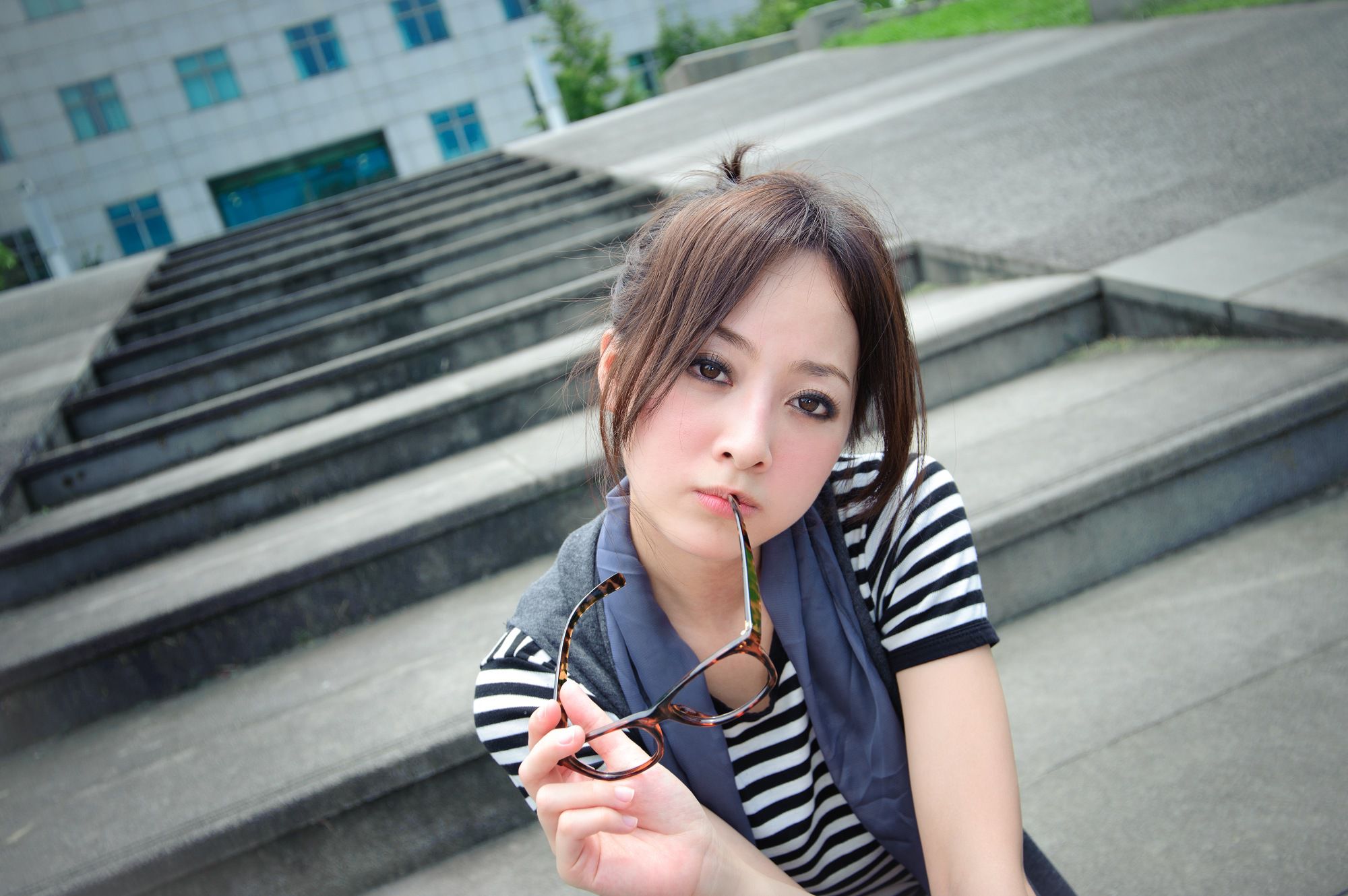 张允霏/果子MM《永和四號公園外拍》-图39