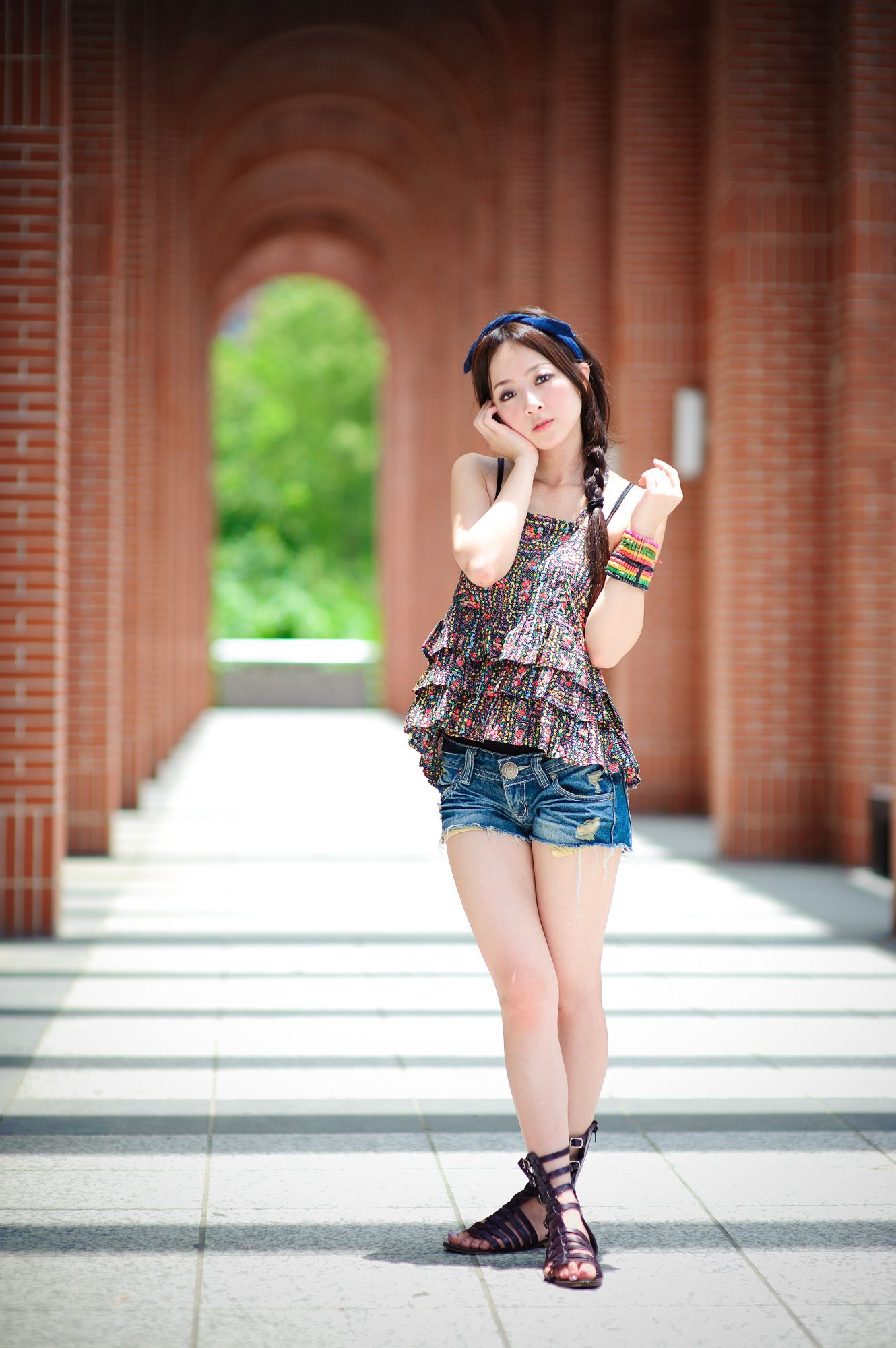 张允霏/果子MM《永和四號公園外拍》-图50