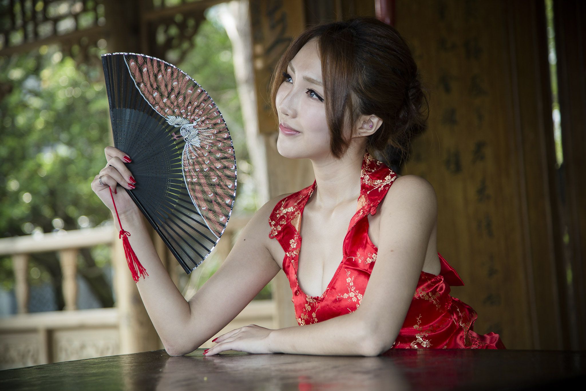 台湾女神Syuan赵芸《至善園》外拍-图9