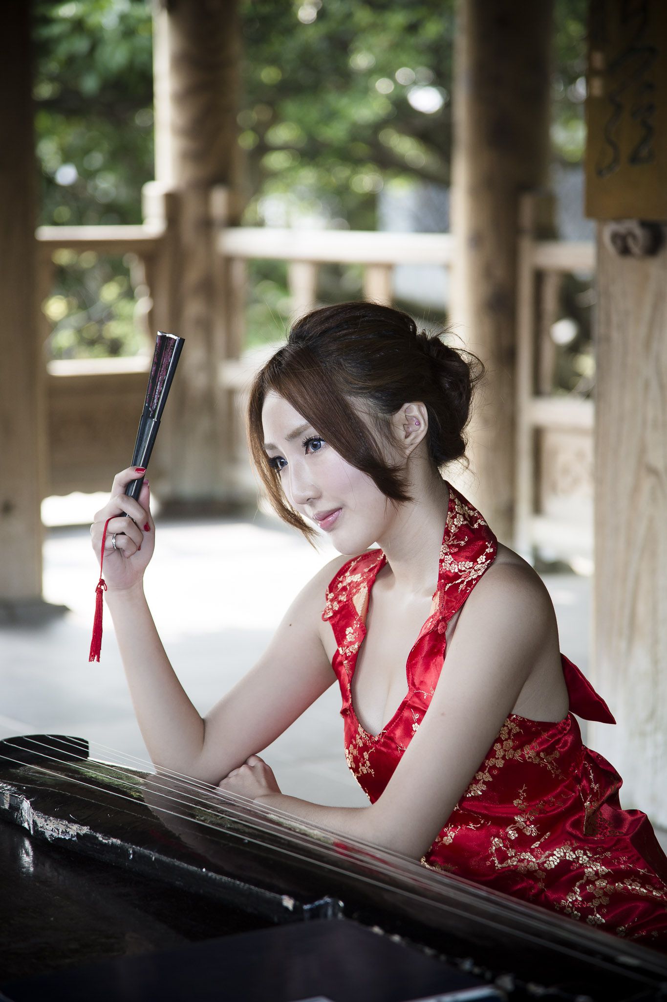 台湾女神Syuan赵芸《至善園》外拍-图8