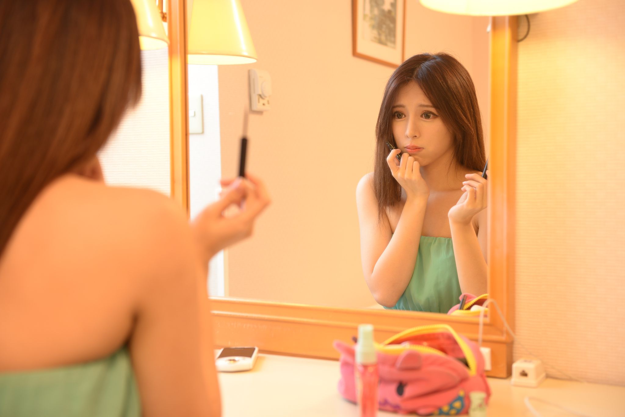 台湾正妹张齐郡JULIE《化妆镜旁的女神》-图27