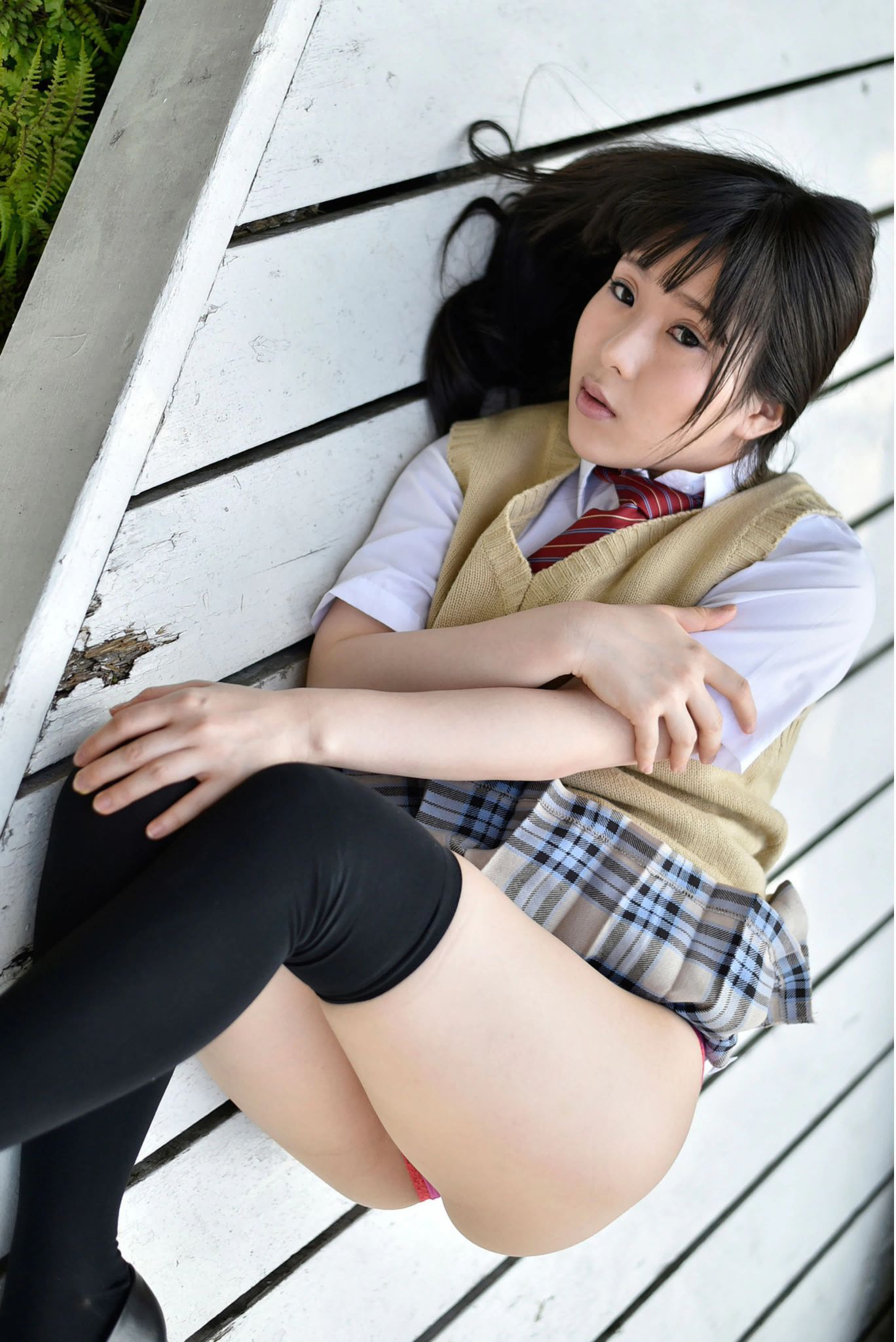 雨宮留菜 《女子校生 萌える絶対領域》-图26