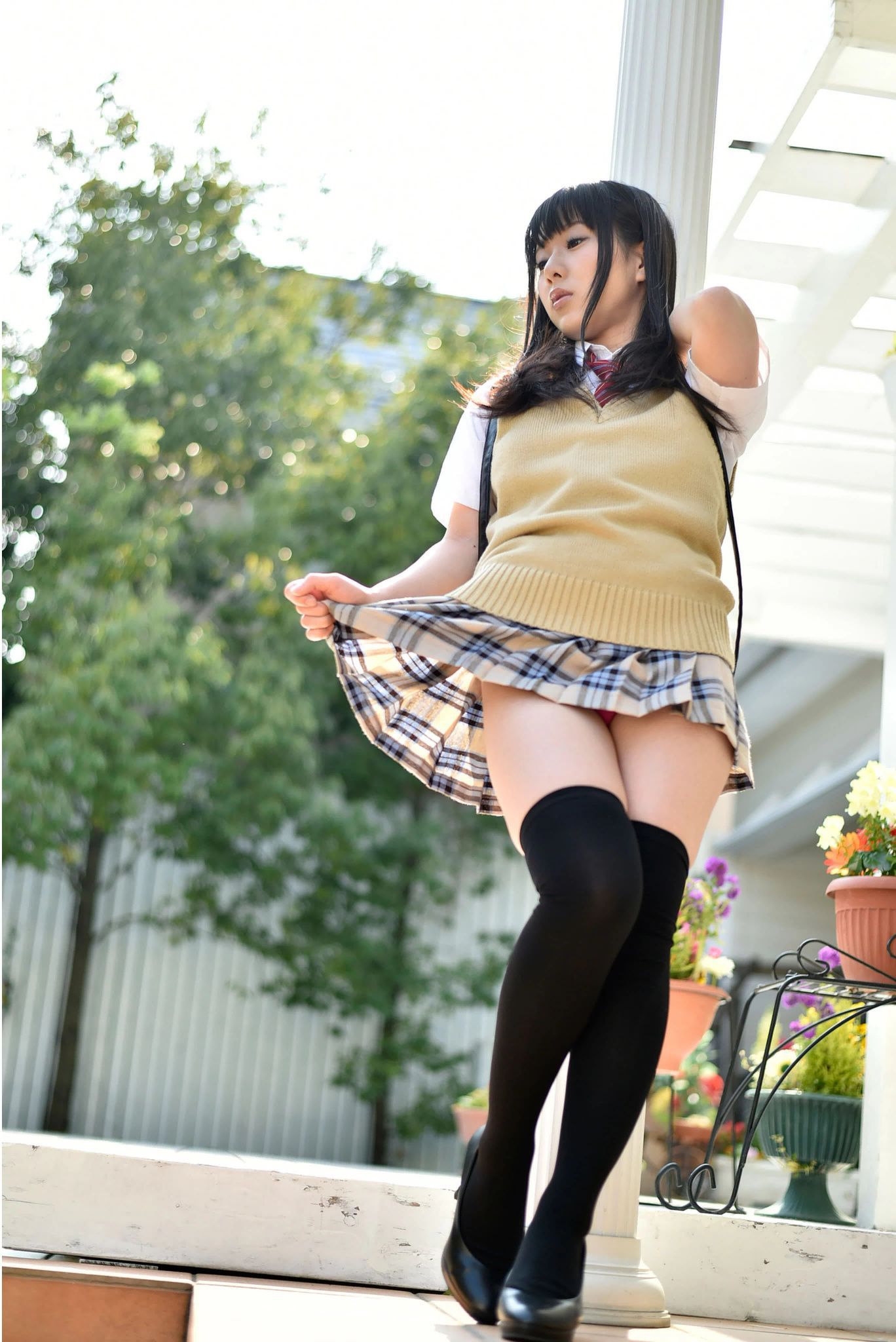 雨宮留菜 《女子校生 萌える絶対領域》-图45