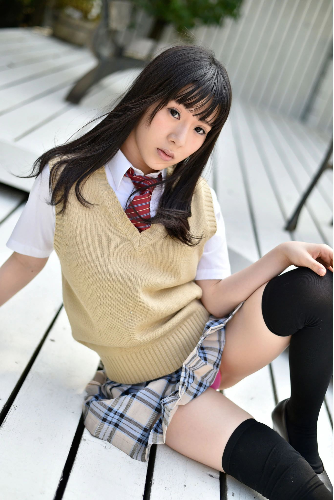 雨宮留菜 《女子校生 萌える絶対領域》-图54