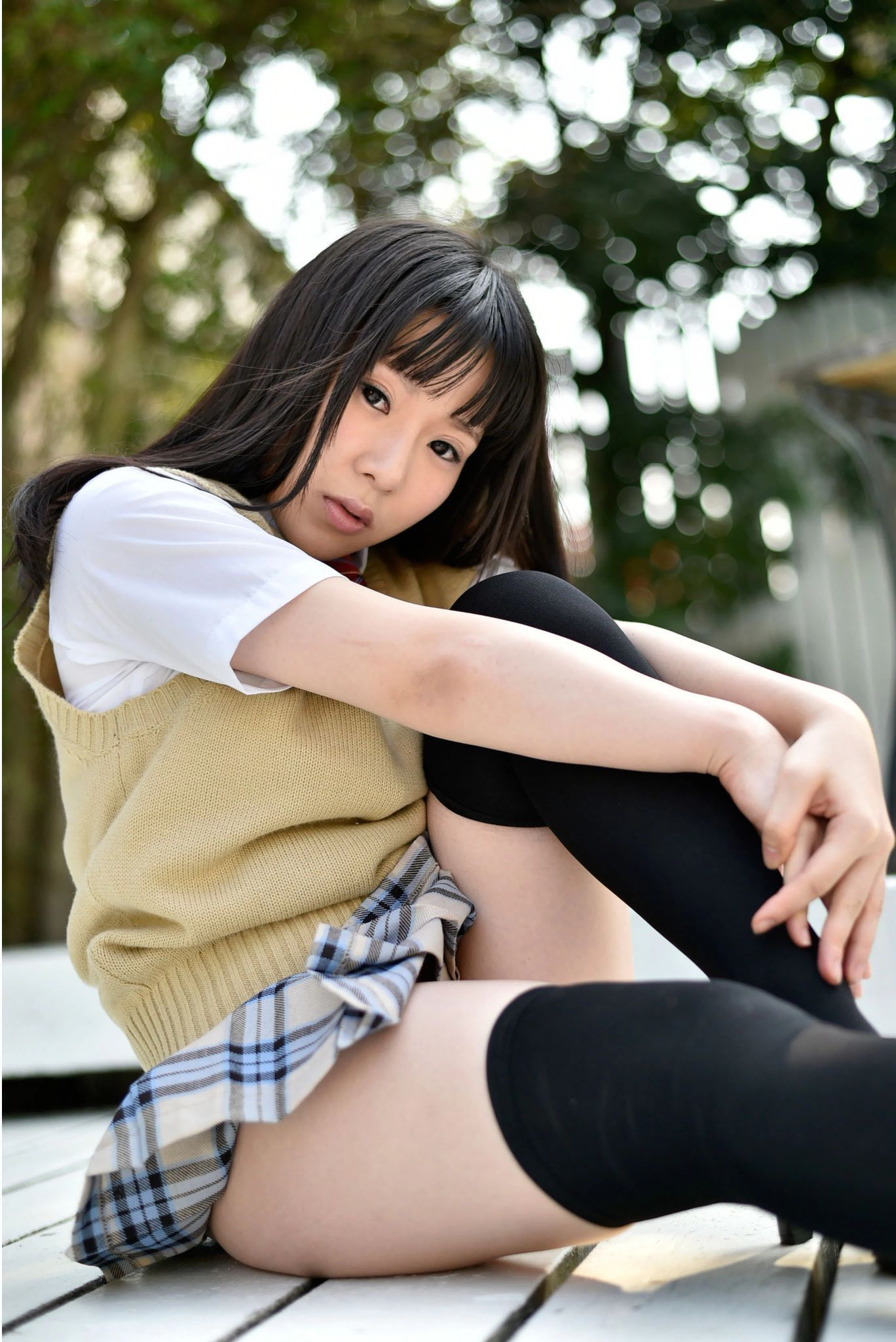 雨宮留菜 《女子校生 萌える絶対領域》-图55