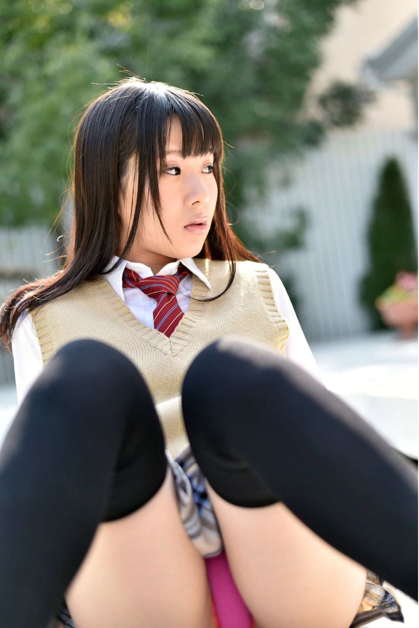 雨宮留菜 《女子校生 萌える絶対領域》-图6