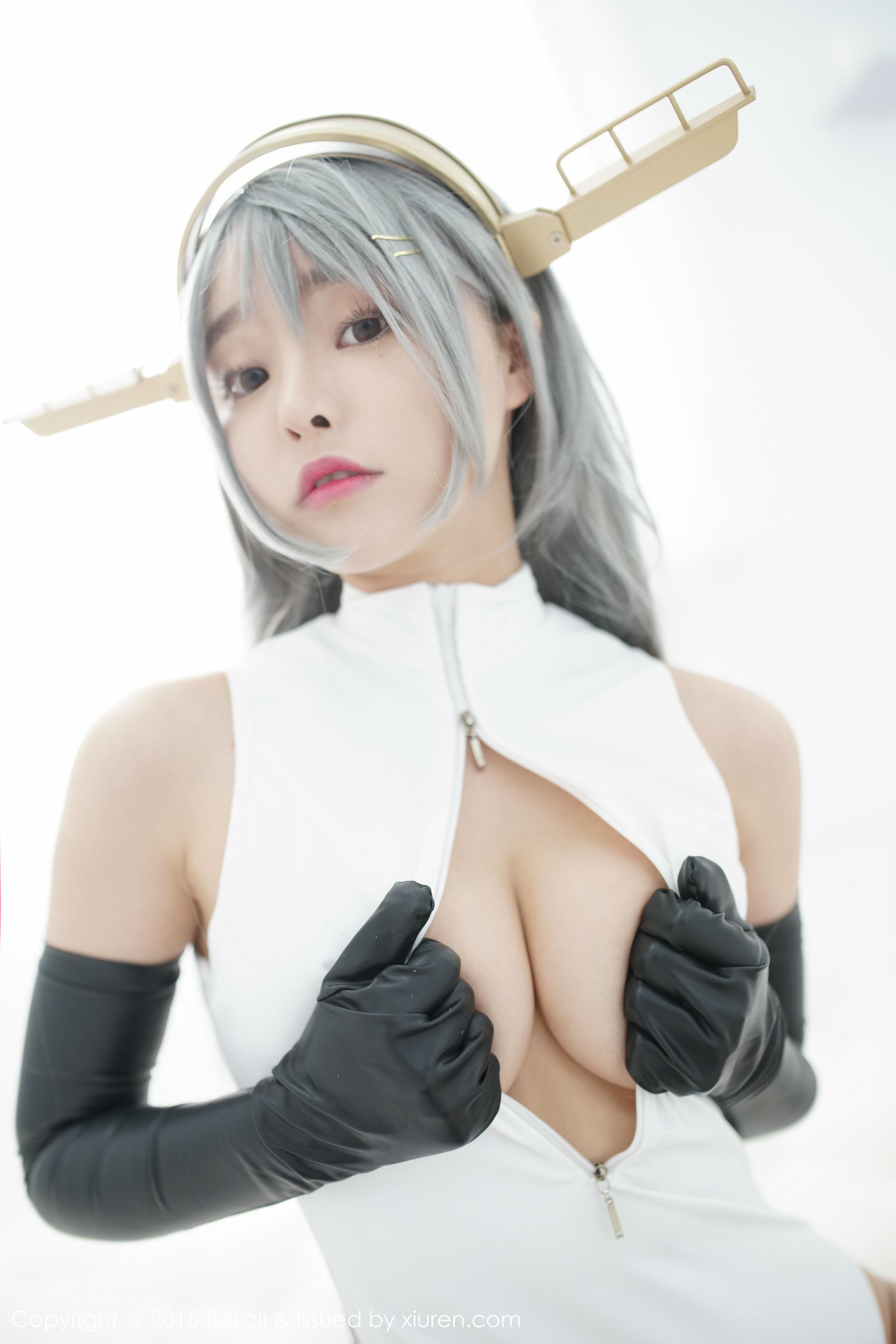 柳侑绮Sevenbaby《舰娘collection》榛名COS(开胸泳衣版)   Vol.034 写真集-图9