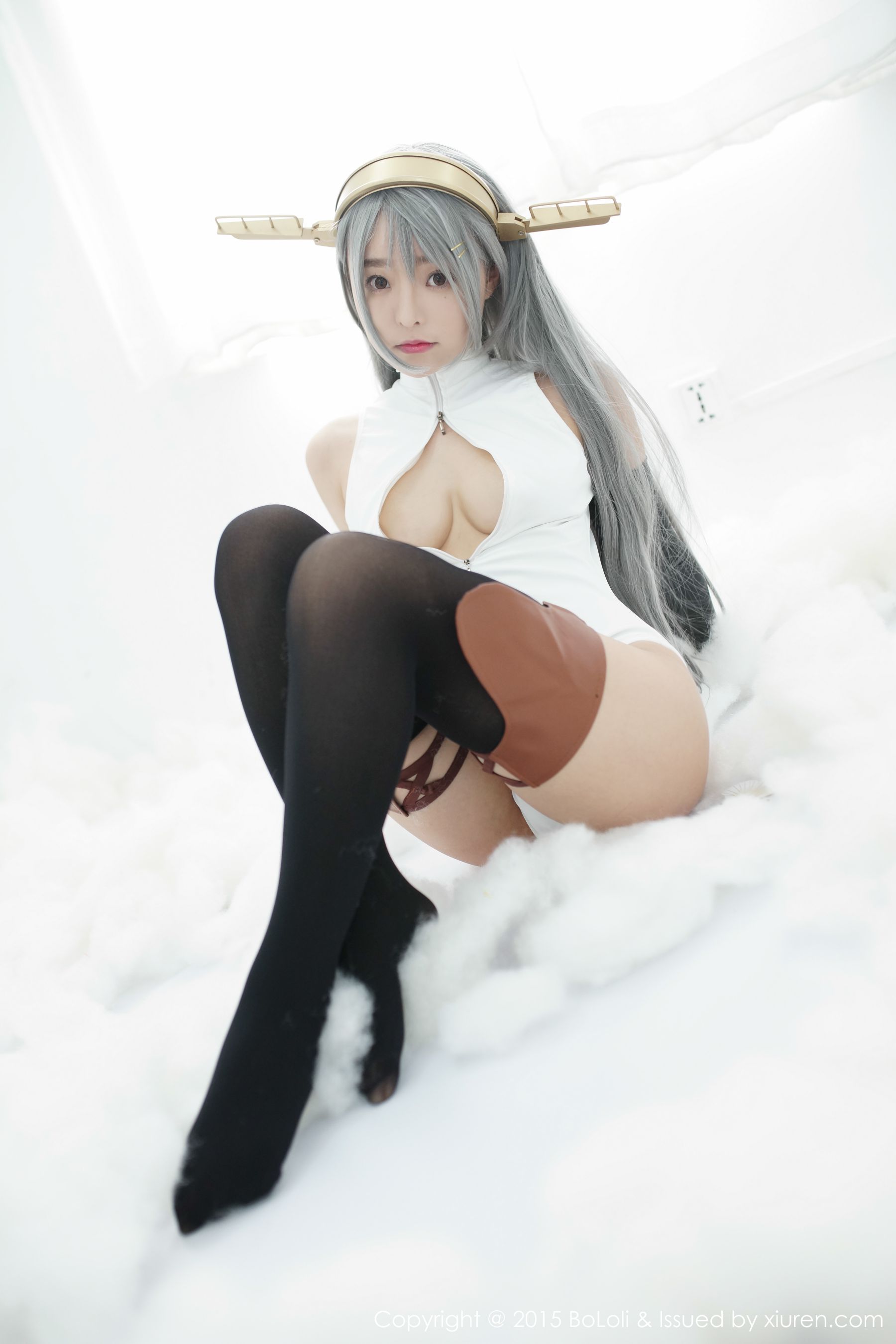 柳侑绮Sevenbaby《舰娘collection》榛名COS(开胸泳衣版)   Vol.034 写真集-图12