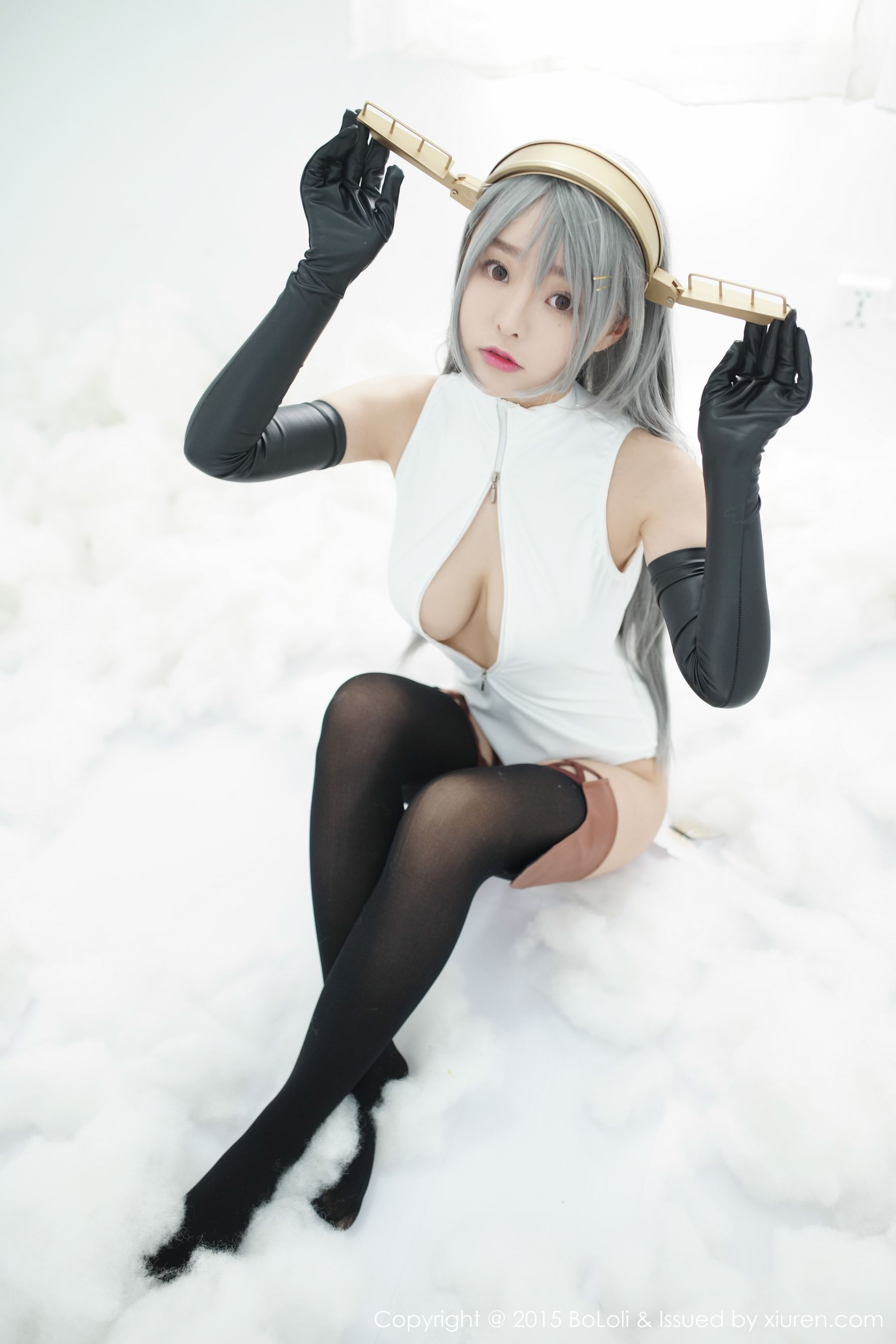 柳侑绮Sevenbaby《舰娘collection》榛名COS(开胸泳衣版)   Vol.034 写真集-图13