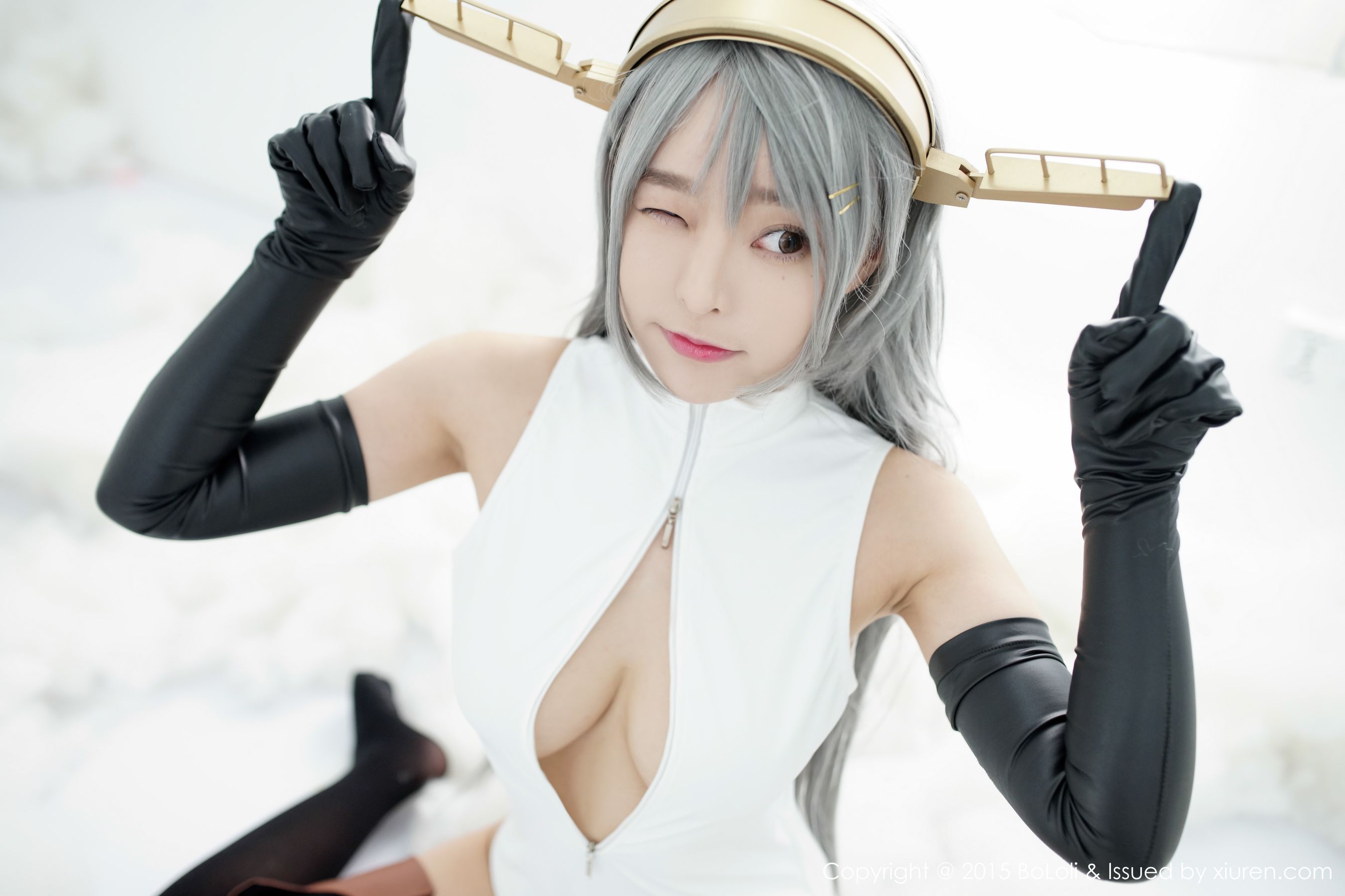 柳侑绮Sevenbaby《舰娘collection》榛名COS(开胸泳衣版)   Vol.034 写真集-图17