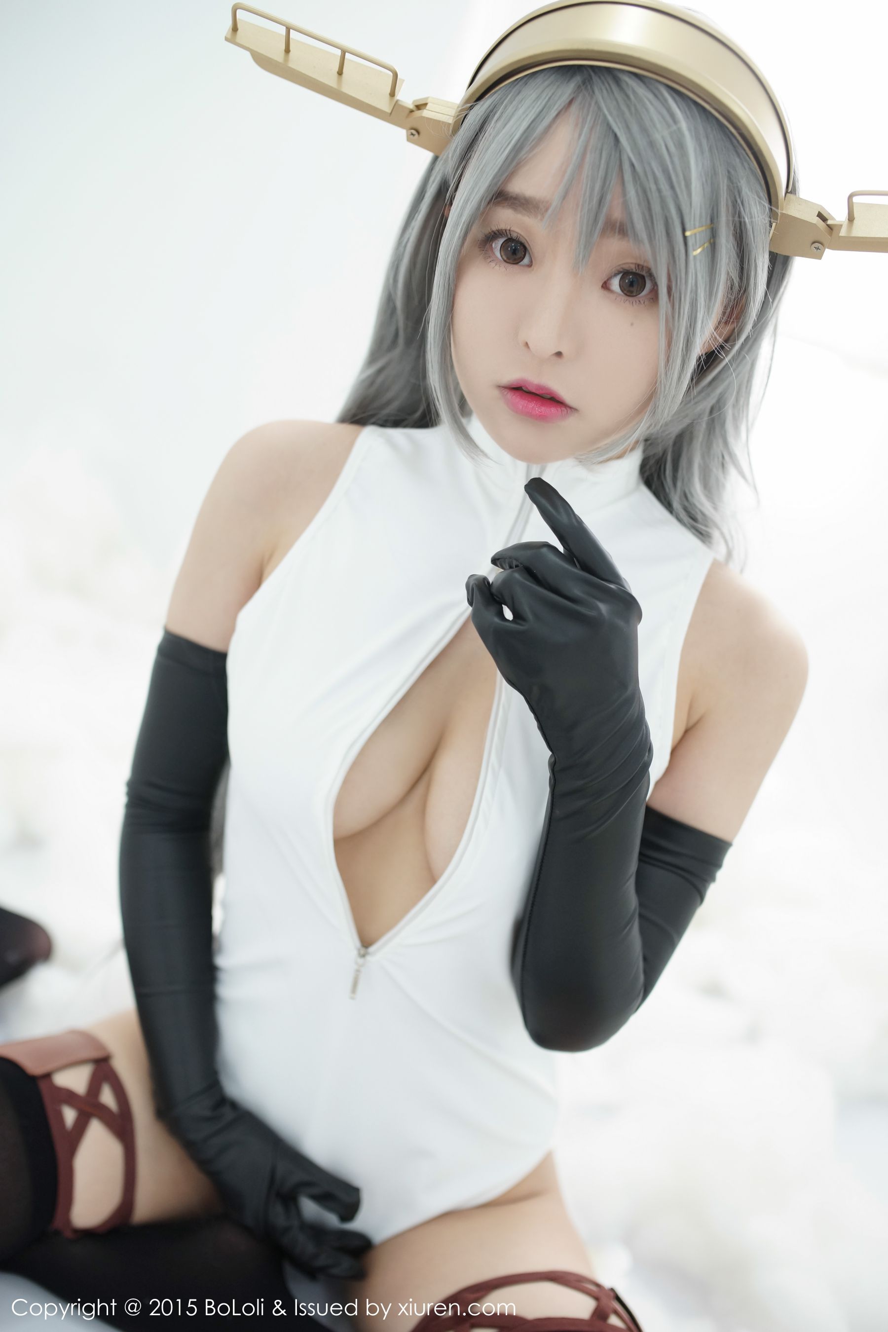 柳侑绮Sevenbaby《舰娘collection》榛名COS(开胸泳衣版)   Vol.034 写真集-图21