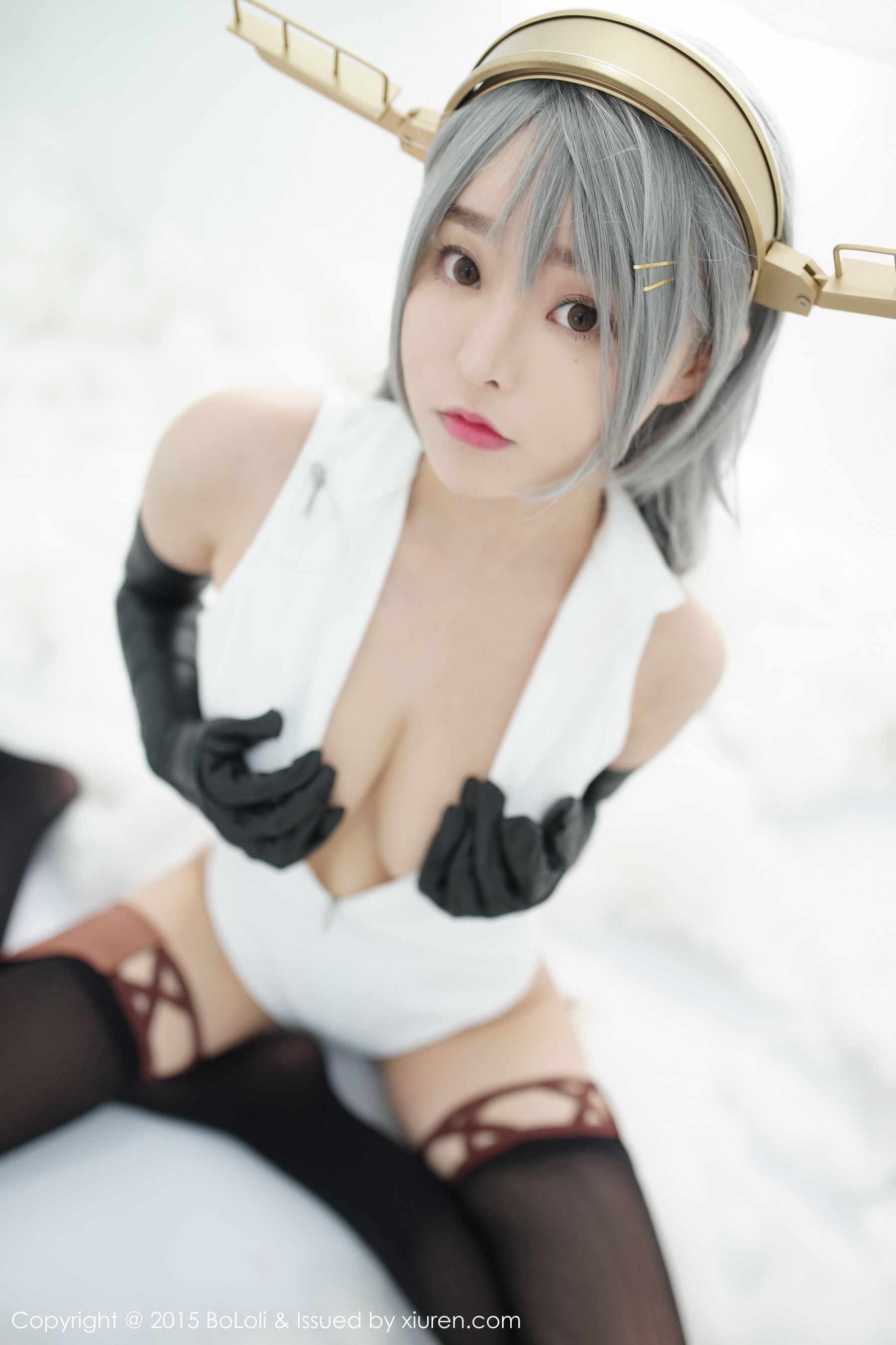 柳侑绮Sevenbaby《舰娘collection》榛名COS(开胸泳衣版)   Vol.034 写真集-图23