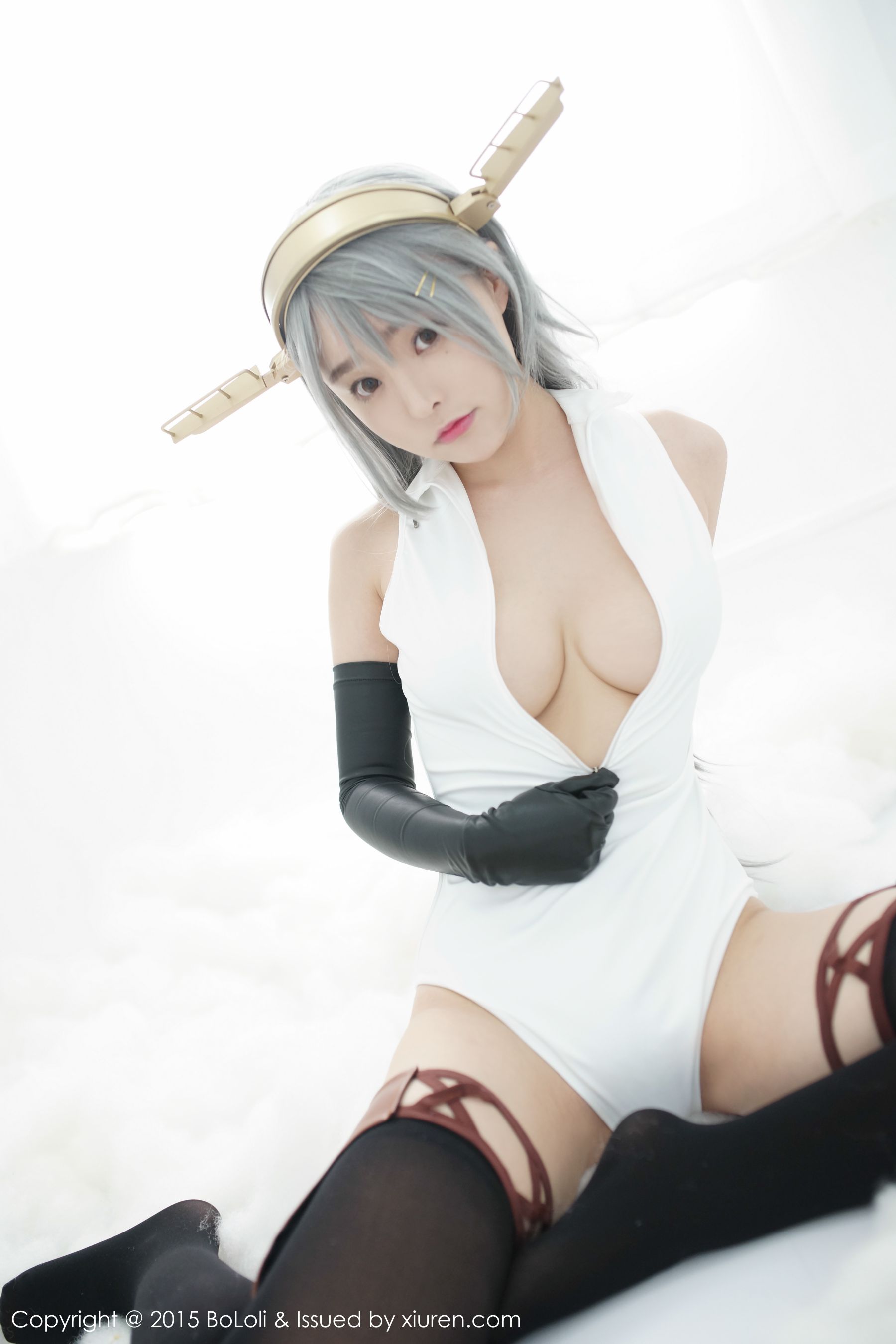 柳侑绮Sevenbaby《舰娘collection》榛名COS(开胸泳衣版)   Vol.034 写真集-图24