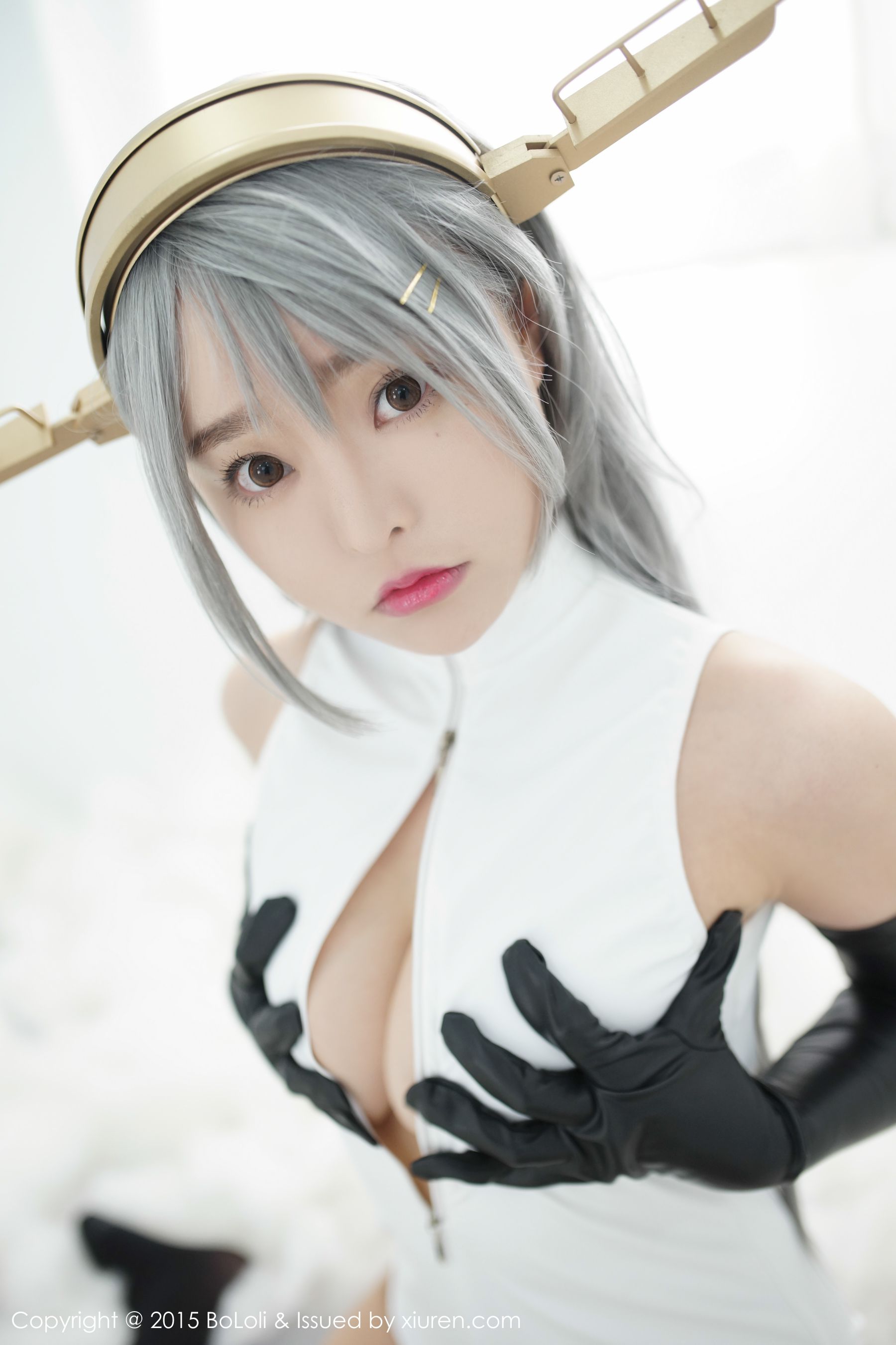 柳侑绮Sevenbaby《舰娘collection》榛名COS(开胸泳衣版)   Vol.034 写真集-图2