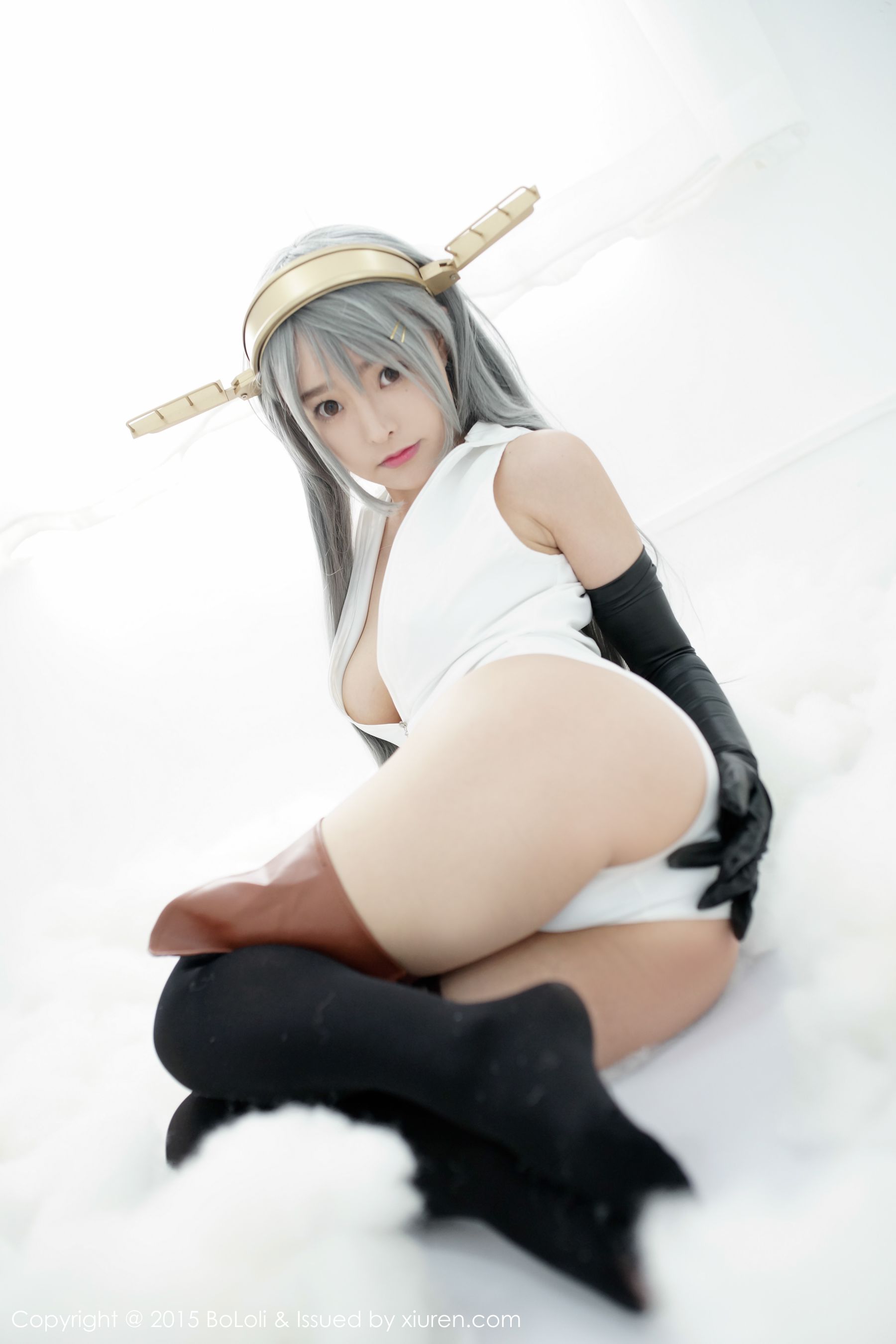 柳侑绮Sevenbaby《舰娘collection》榛名COS(开胸泳衣版)   Vol.034 写真集-图32