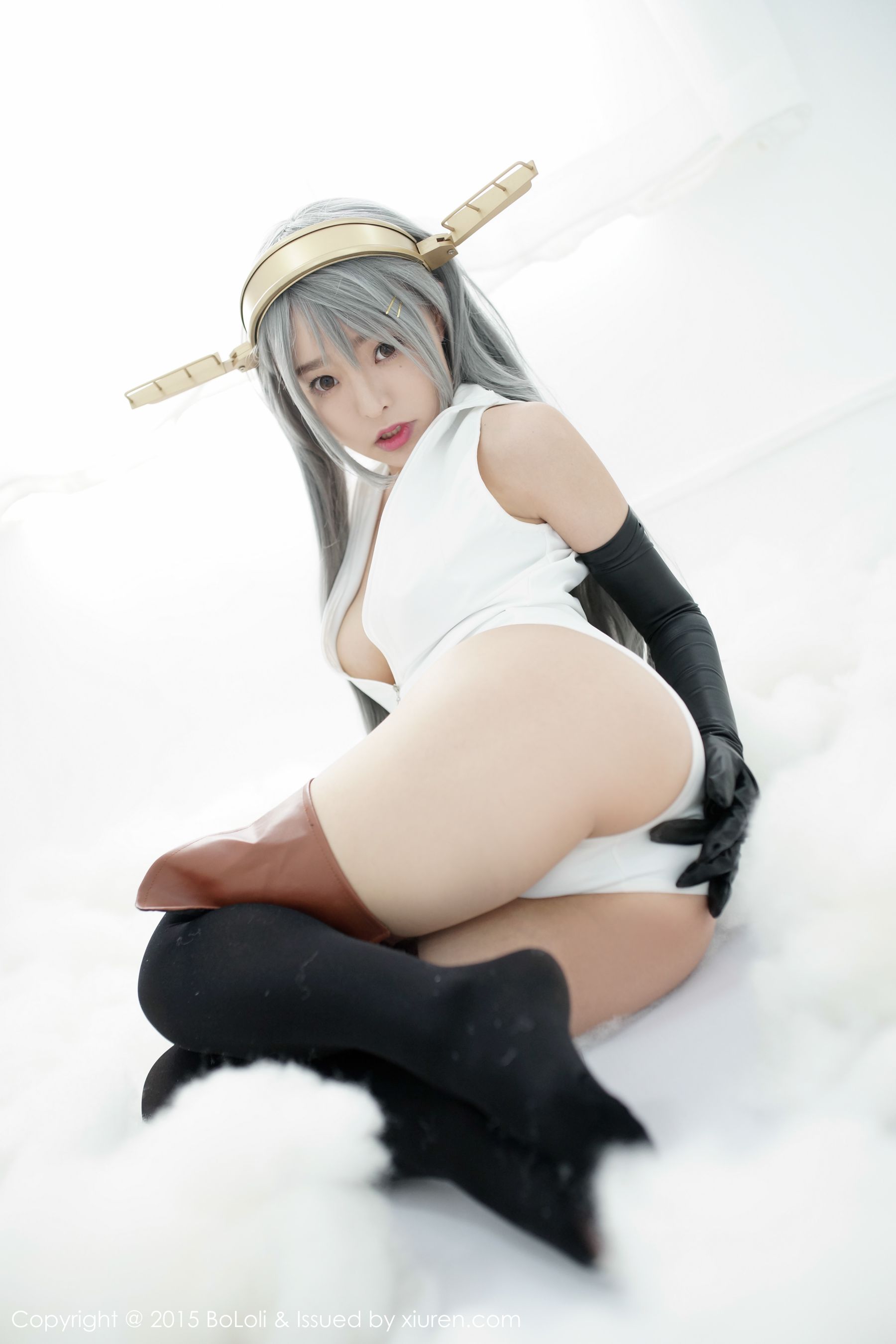 柳侑绮Sevenbaby《舰娘collection》榛名COS(开胸泳衣版)   Vol.034 写真集-图33
