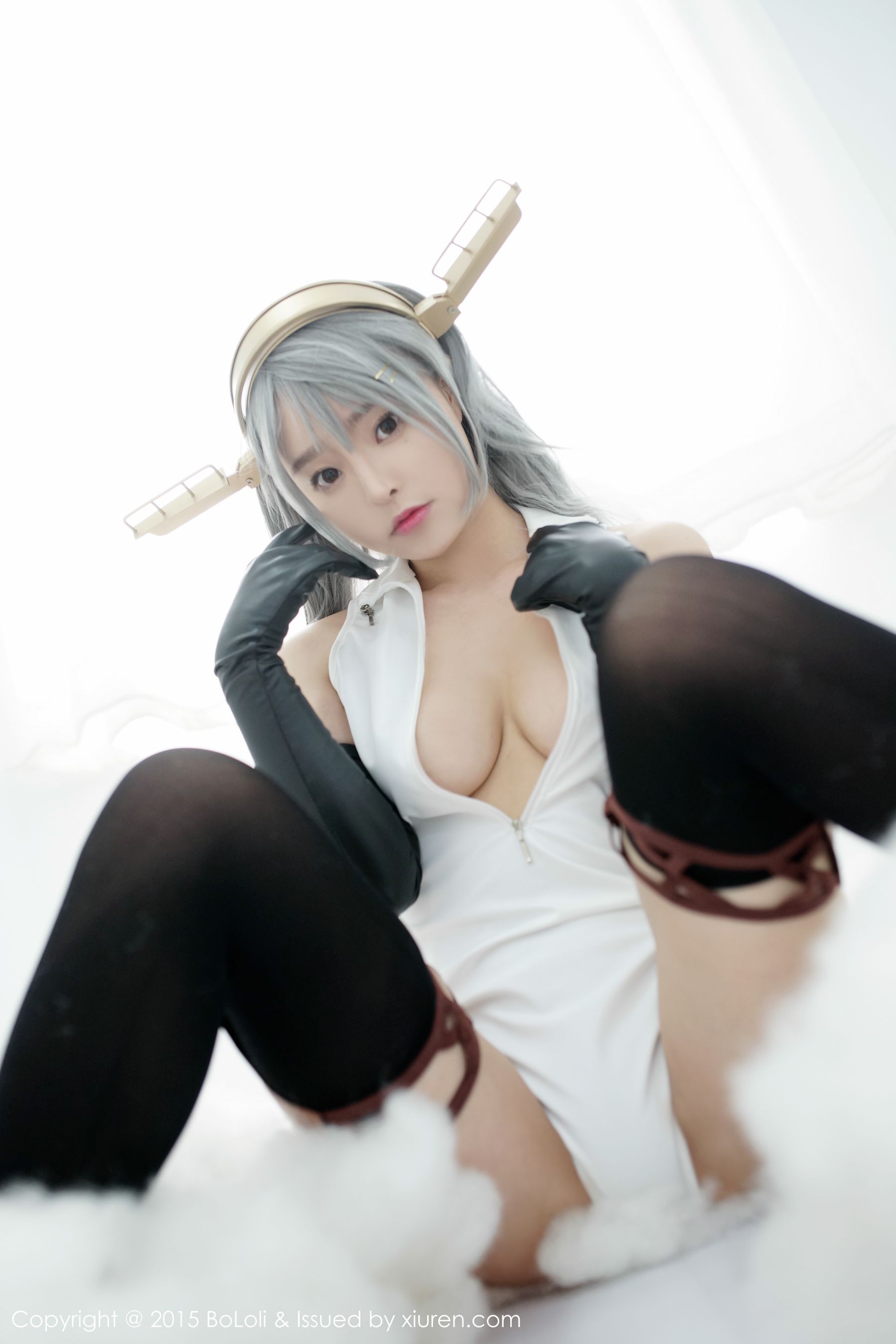 柳侑绮Sevenbaby《舰娘collection》榛名COS(开胸泳衣版)   Vol.034 写真集-图35