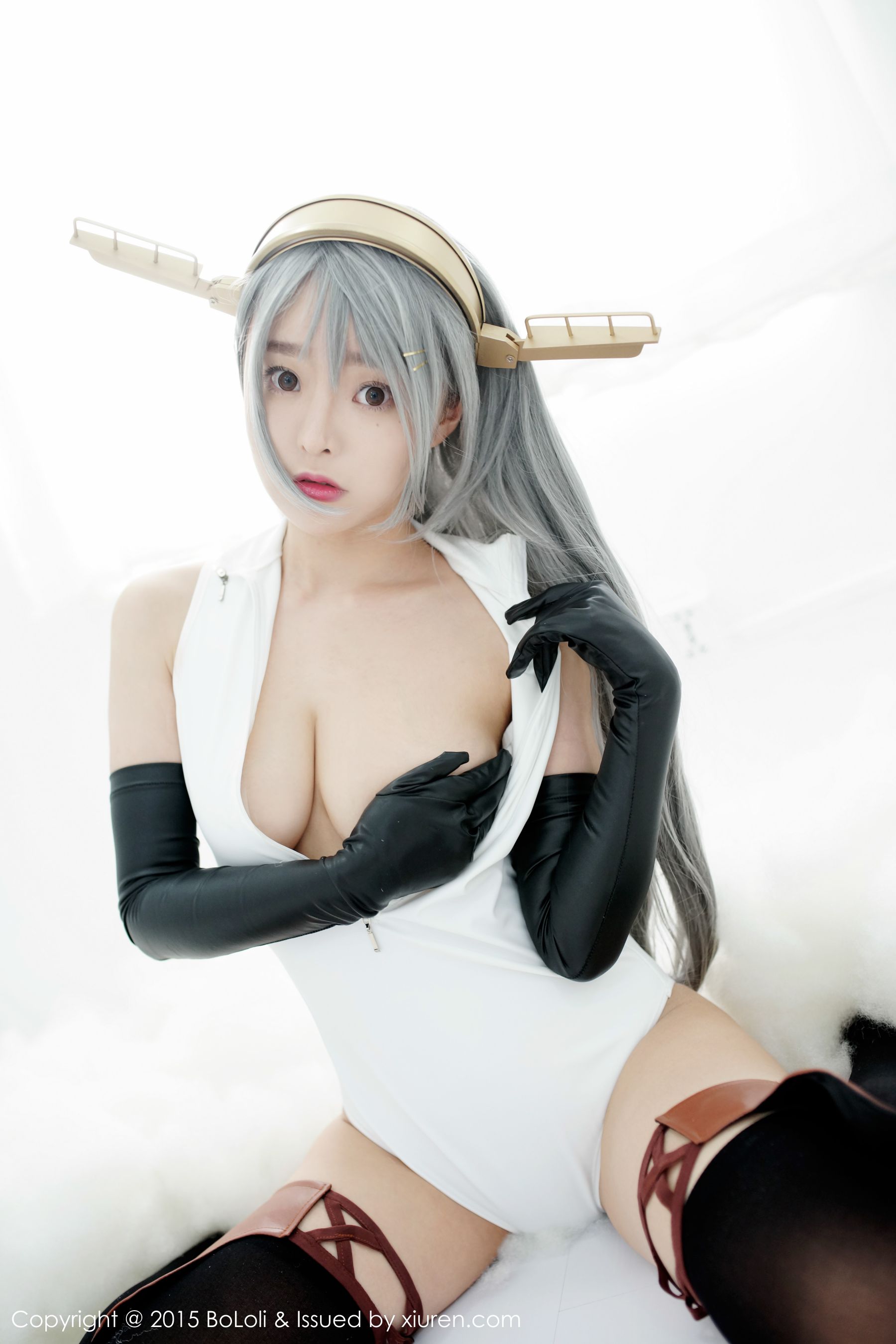 柳侑绮Sevenbaby《舰娘collection》榛名COS(开胸泳衣版)   Vol.034 写真集-图40