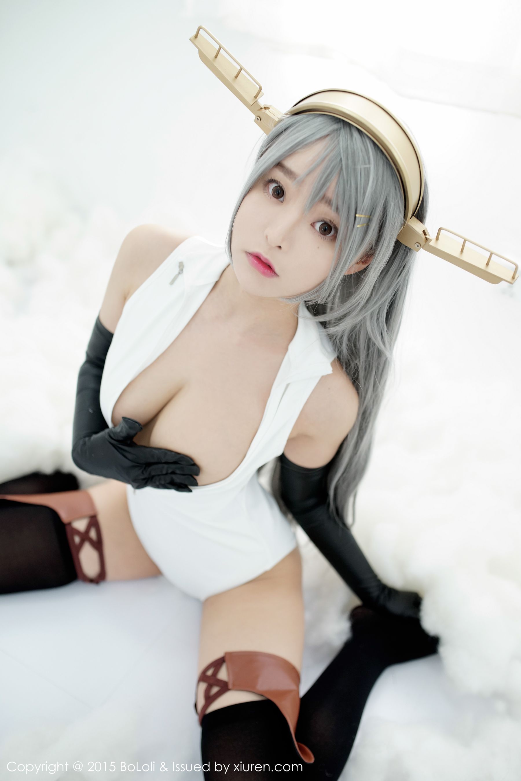 柳侑绮Sevenbaby《舰娘collection》榛名COS(开胸泳衣版)   Vol.034 写真集-图42